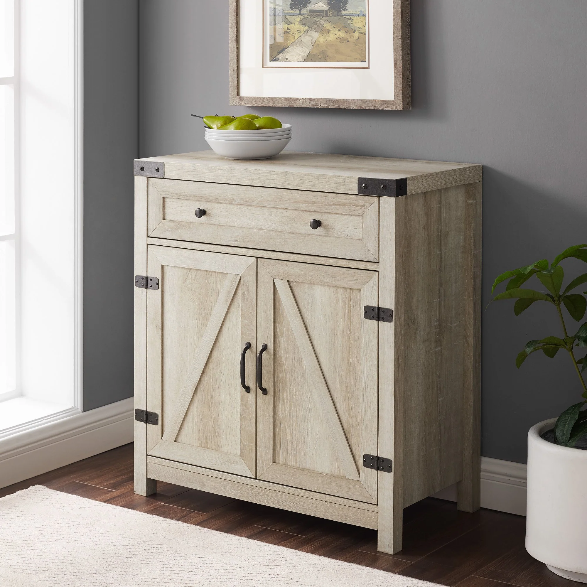 Barn Door Accent Cabinet - Image 11
