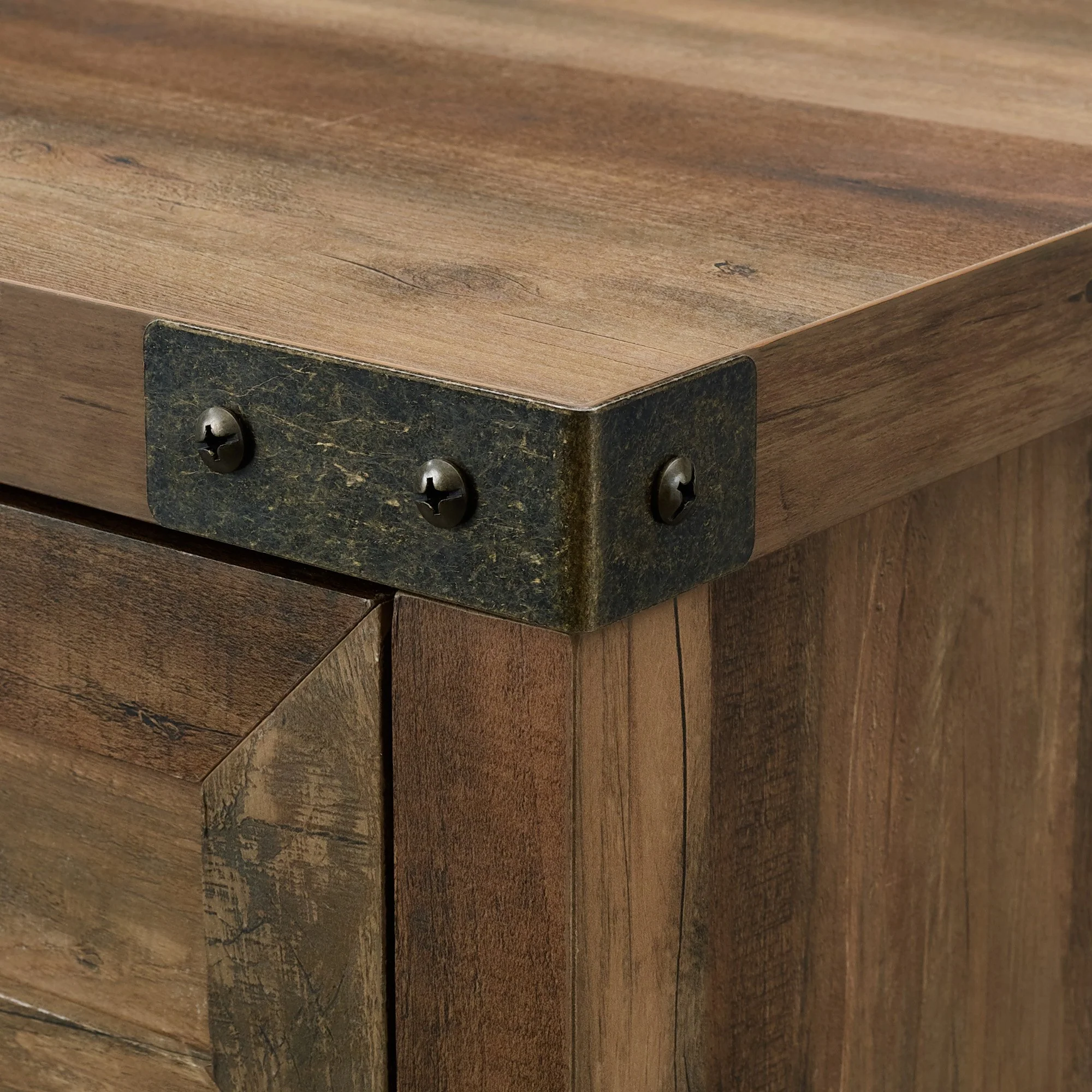 Barn Door Accent Cabinet - Image 4