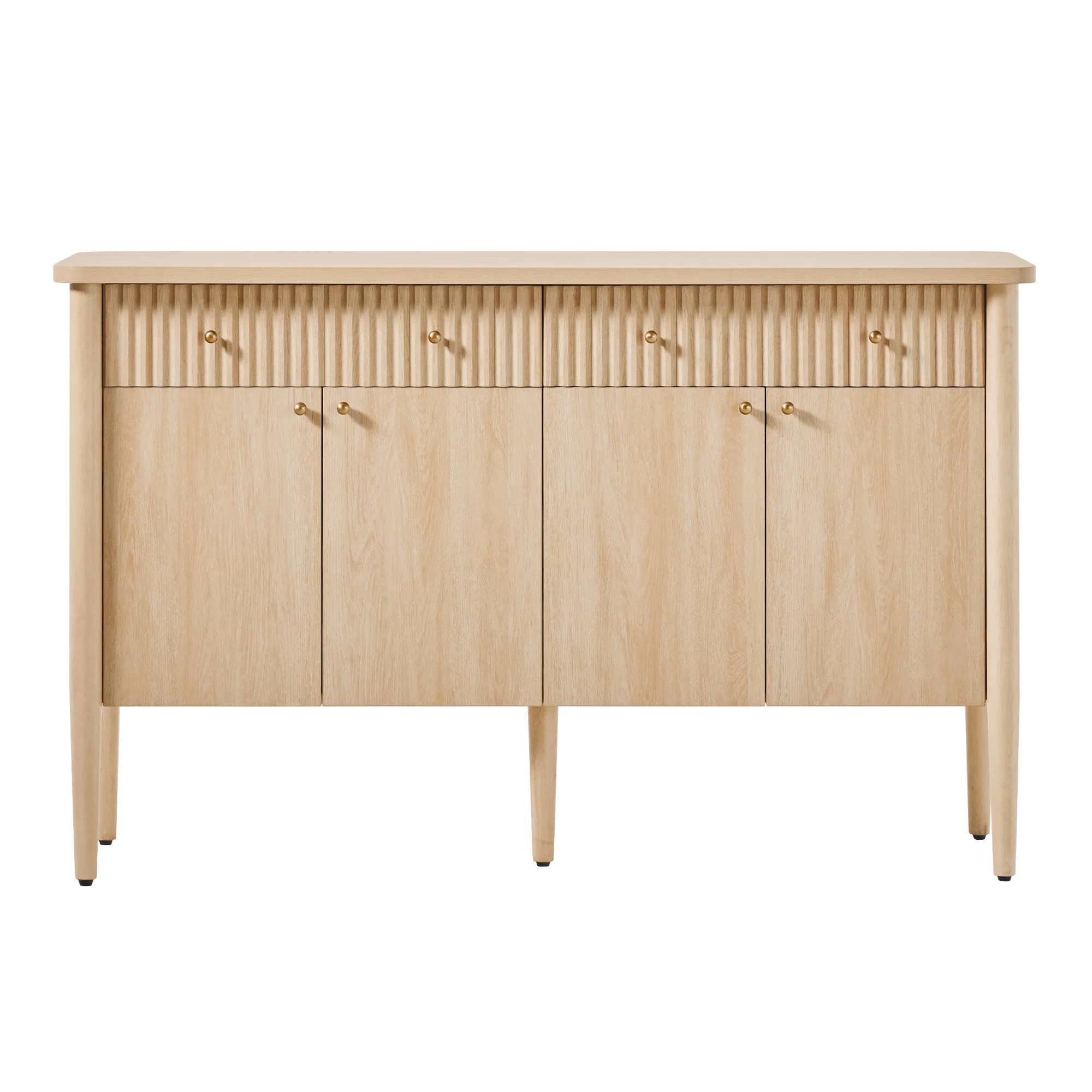 Samantha Modern Fluted 58" Wood Sideboard - Image 13