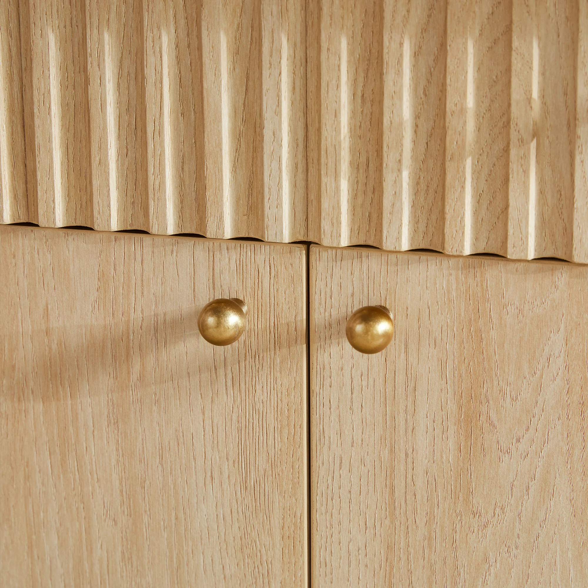 Samantha Modern Fluted 58" Wood Sideboard - Image 7