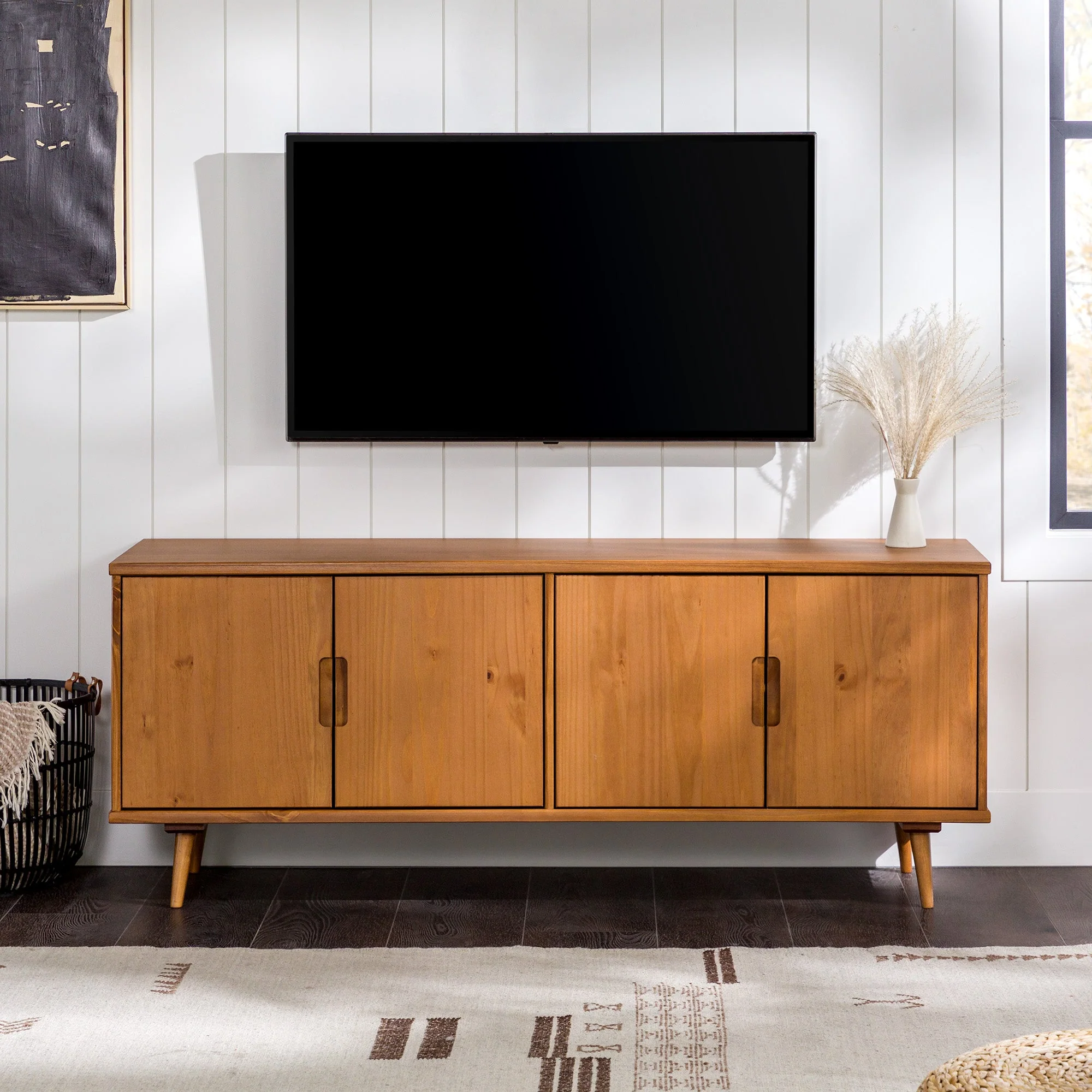 Sloane 60" 4-Door Solid Wood TV Stand - Image 2