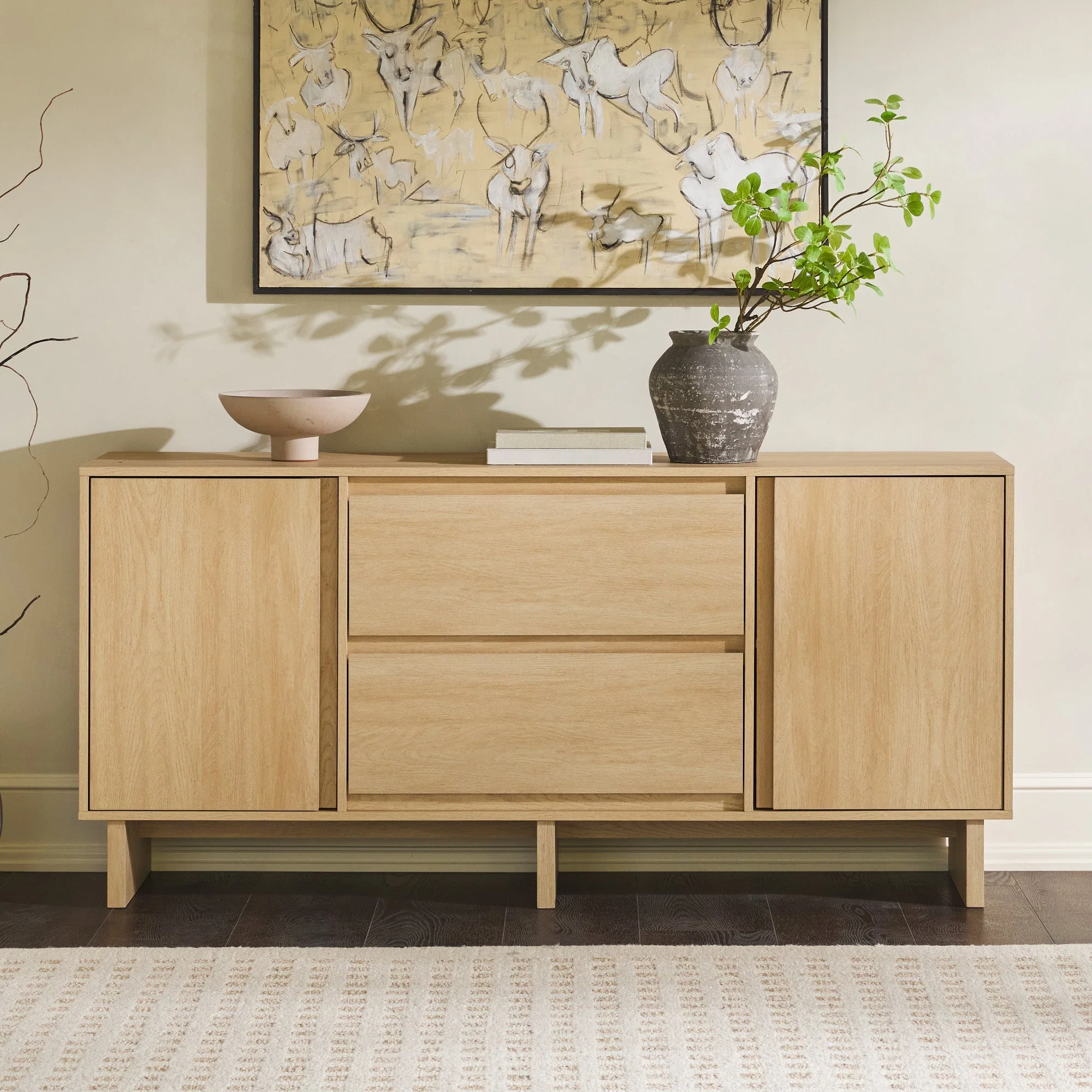 Maja 63" Minimalist Scandi Sideboard / TV Stand - Image 3