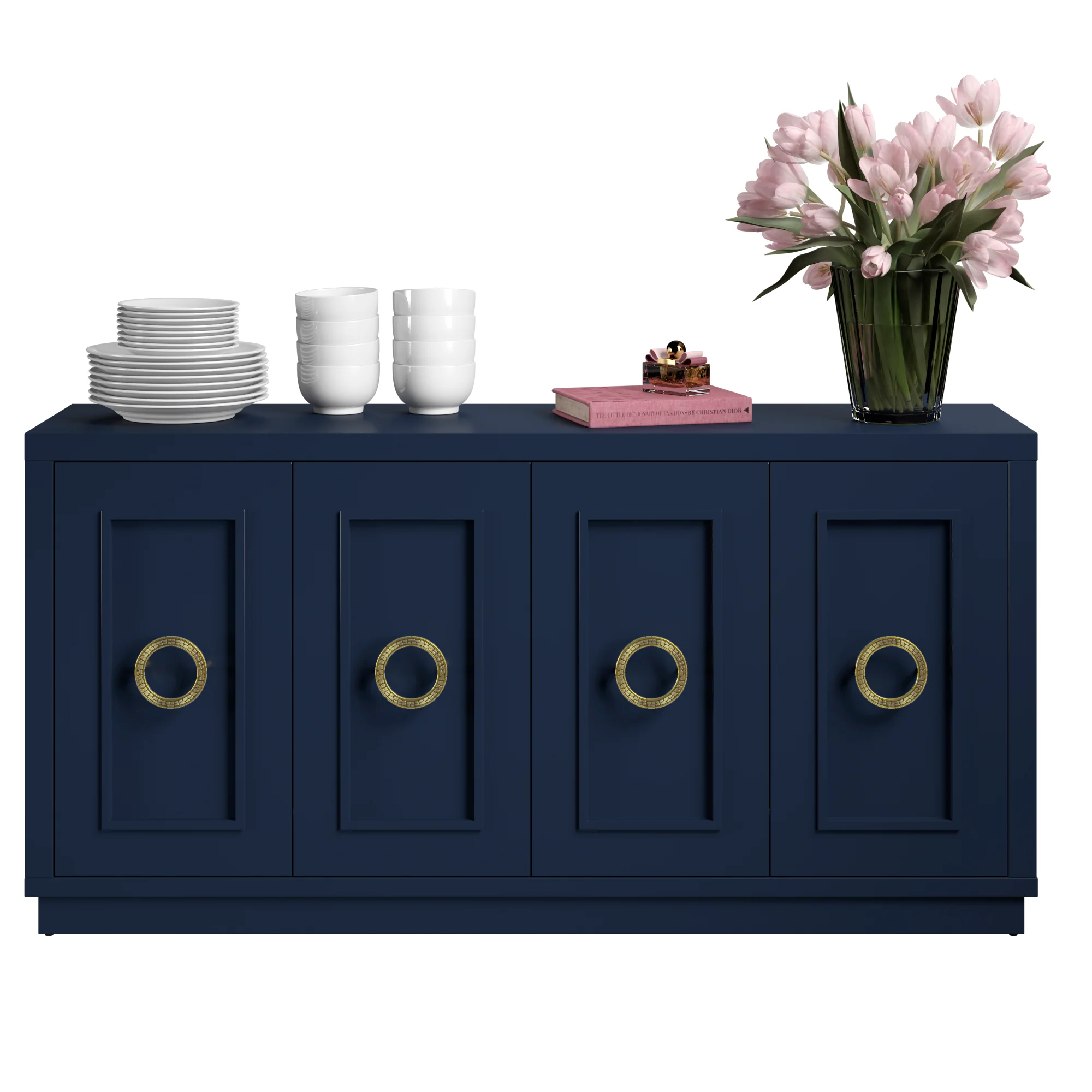 Stylish Dining Storage Double‑Door Buffet Sideboard - Image 13