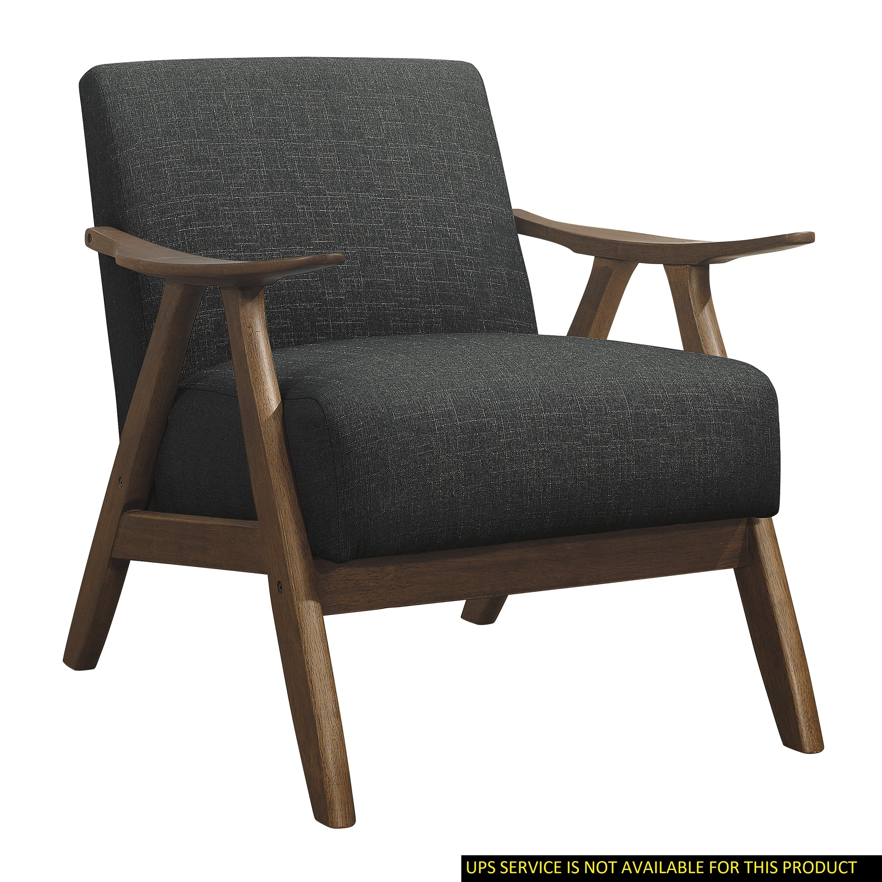 Walker Edison | Elevated Traditional Upholstered Accent Chair - Image 2