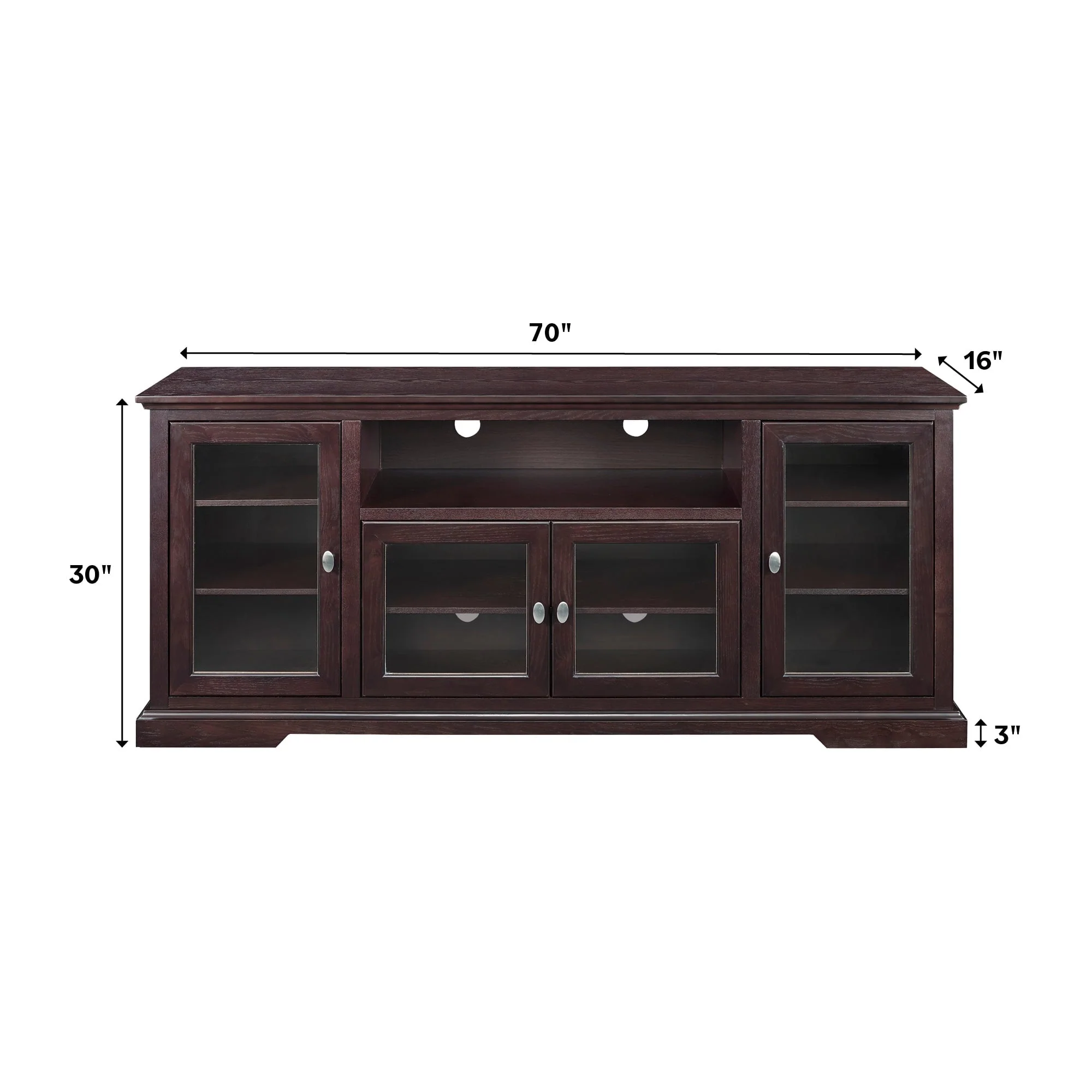 70" Highboy Style Wood TV Stand - Image 6