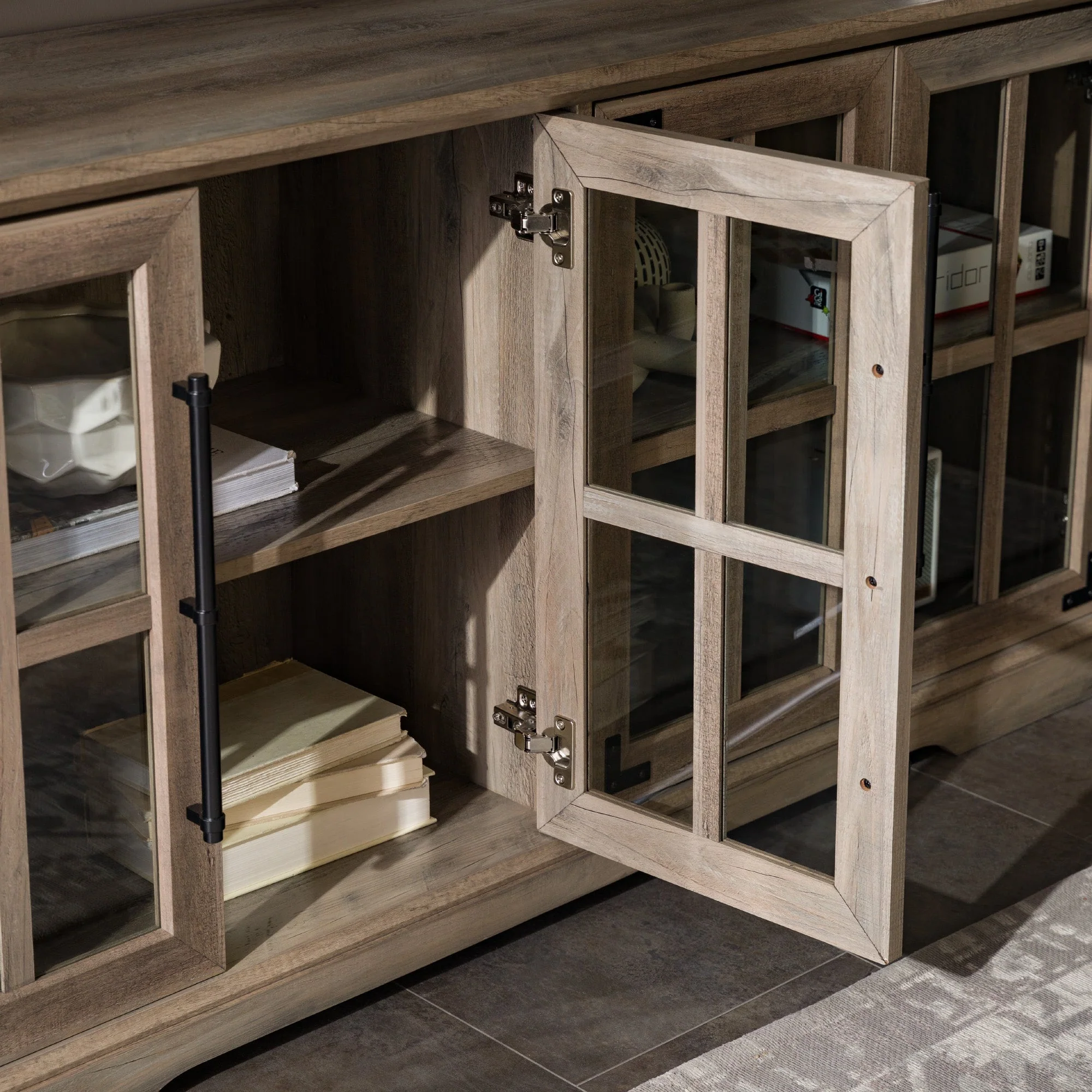 Abigail 58" Farmhouse 4 Door TV Stand - Image 8