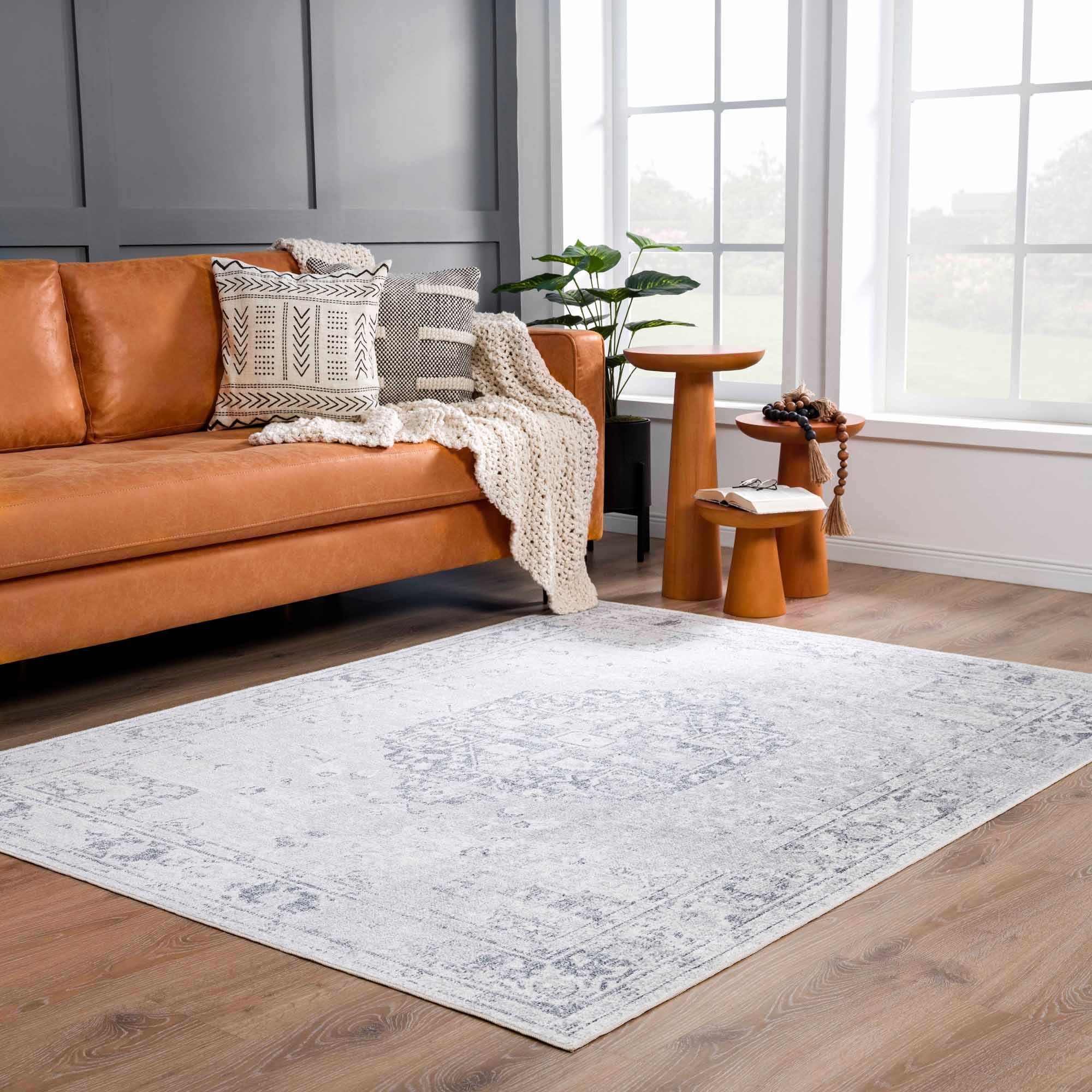 Boutique Rugs - Akram Cream & Antrasit Washable Area Rug - Image 16