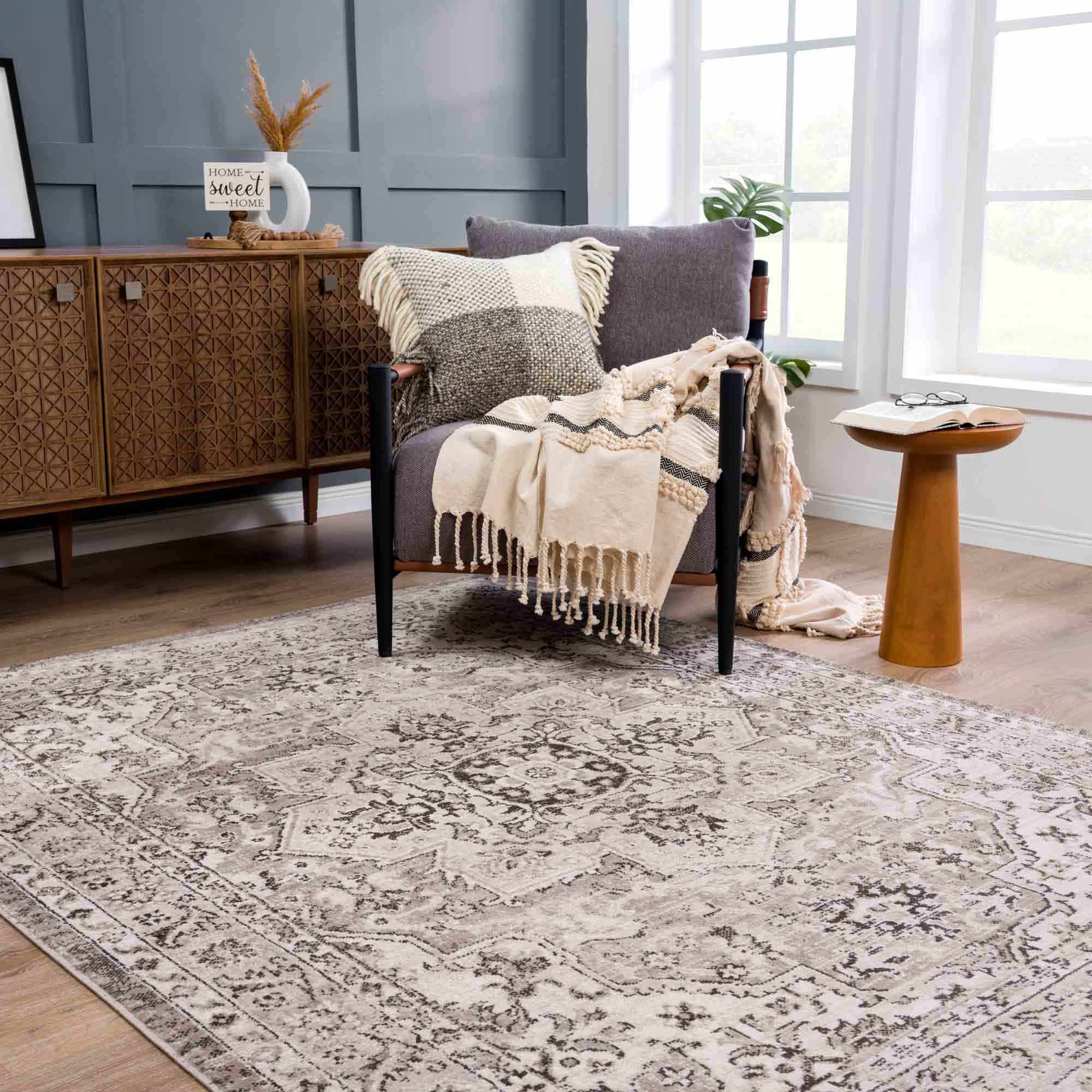 Boutique Rugs - Albie Beige Area Rug - Clearance - Image 3