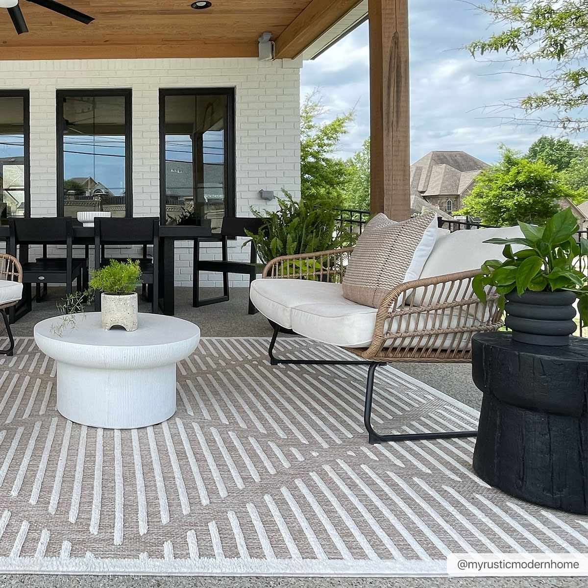 Anah Cream Outdoor Rug - Image 2