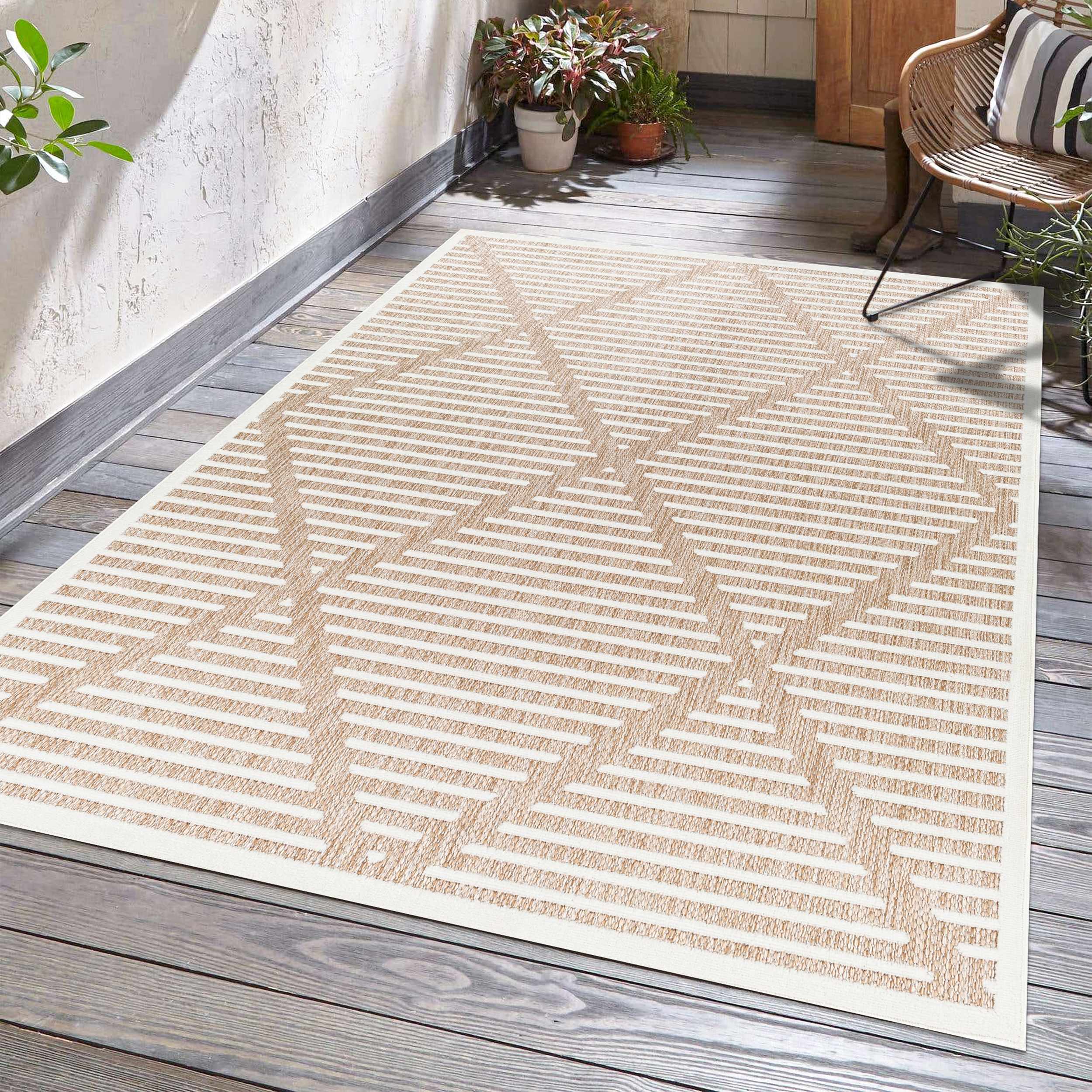 Anah Cream Outdoor Rug - Image 22