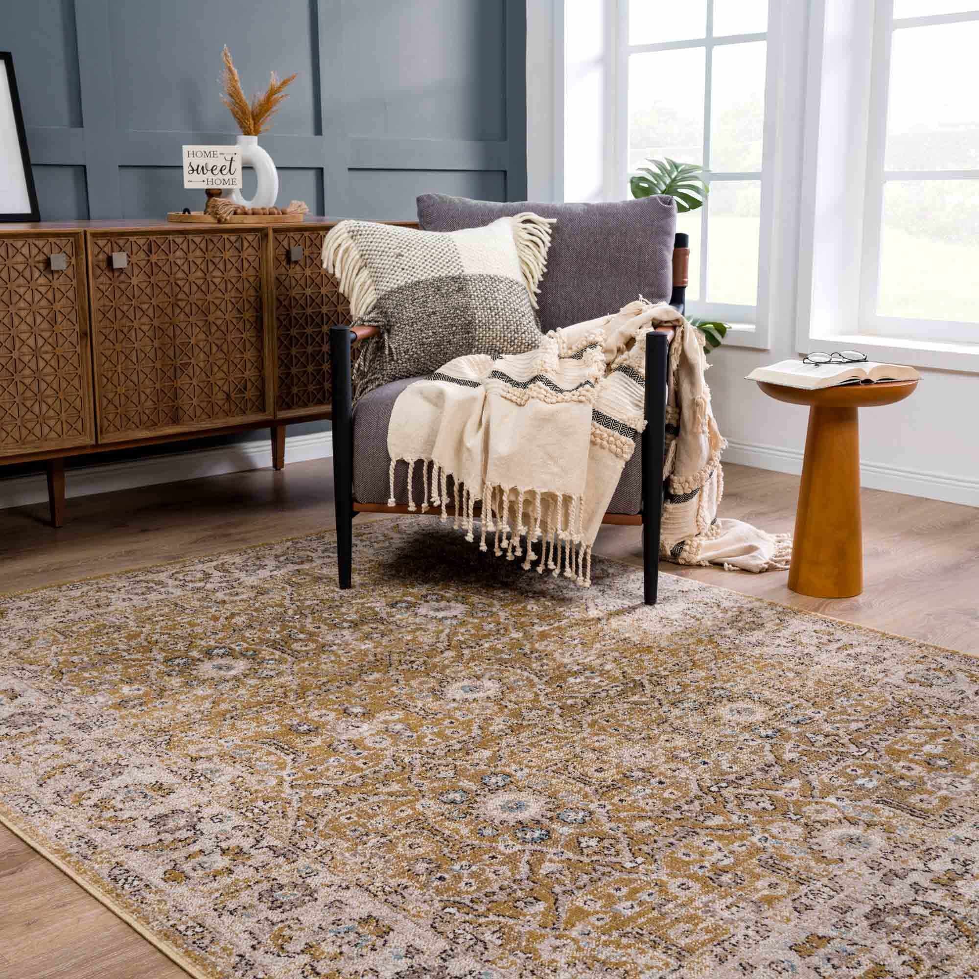 Boutique Rugs - Anana Gold & Beige Area Rug - Image 14