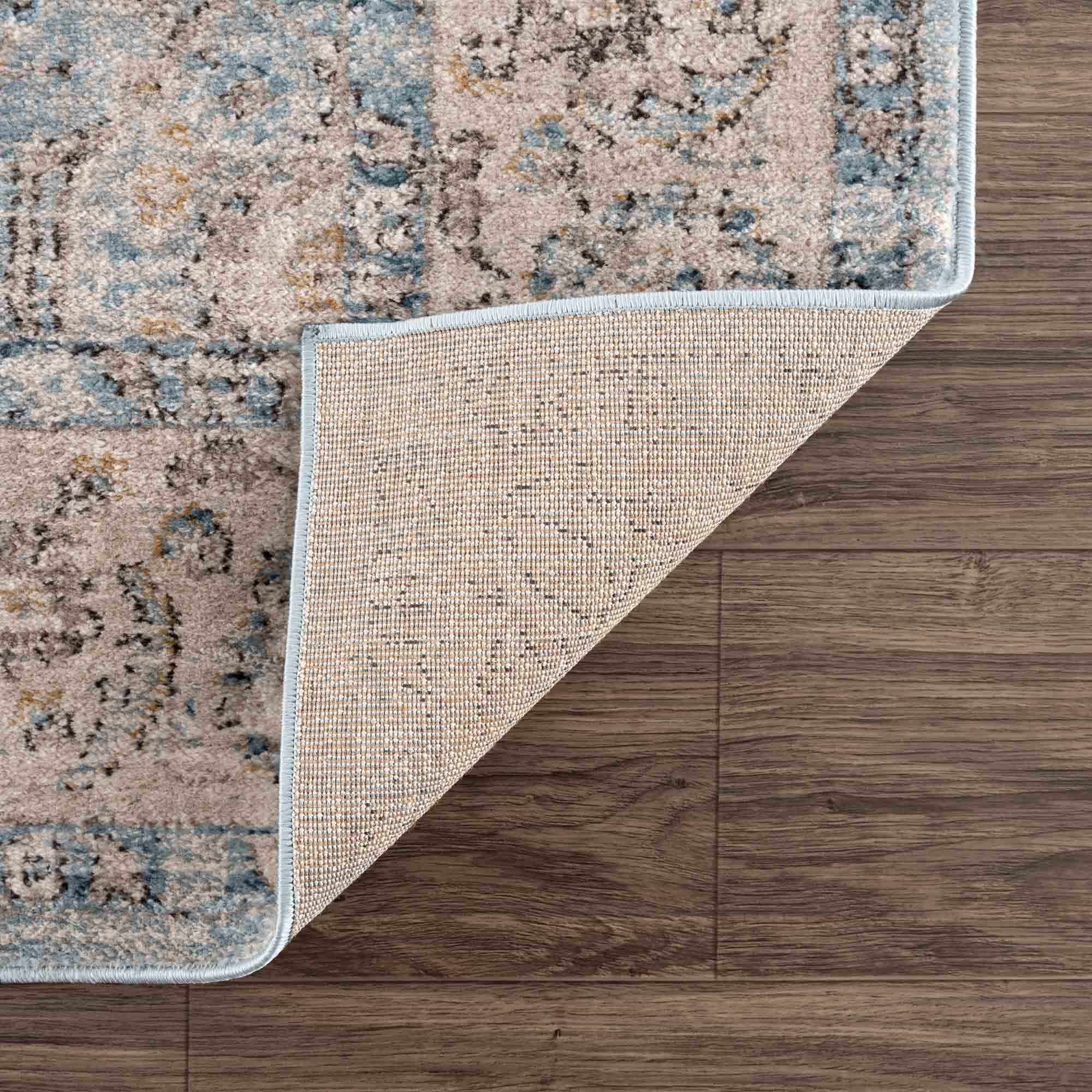Boutique Rugs - Anana Silver Blue & Beige Area Rug - Image 3