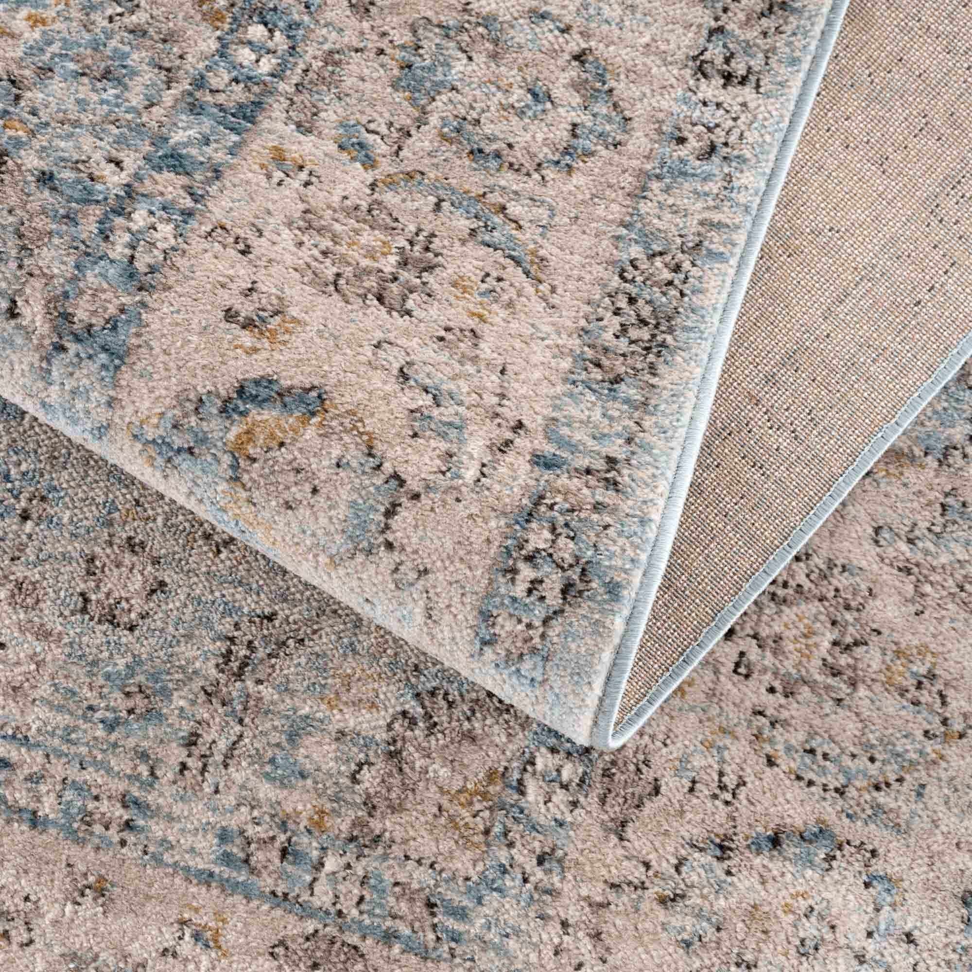 Boutique Rugs - Anana Silver Blue & Beige Area Rug - Image 6