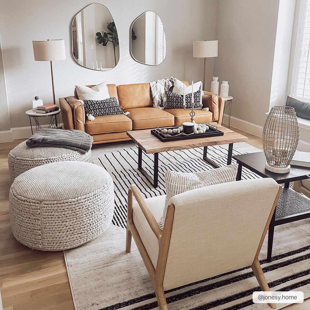 Boutique Rugs - Angus Black&White Geometric Area Rug