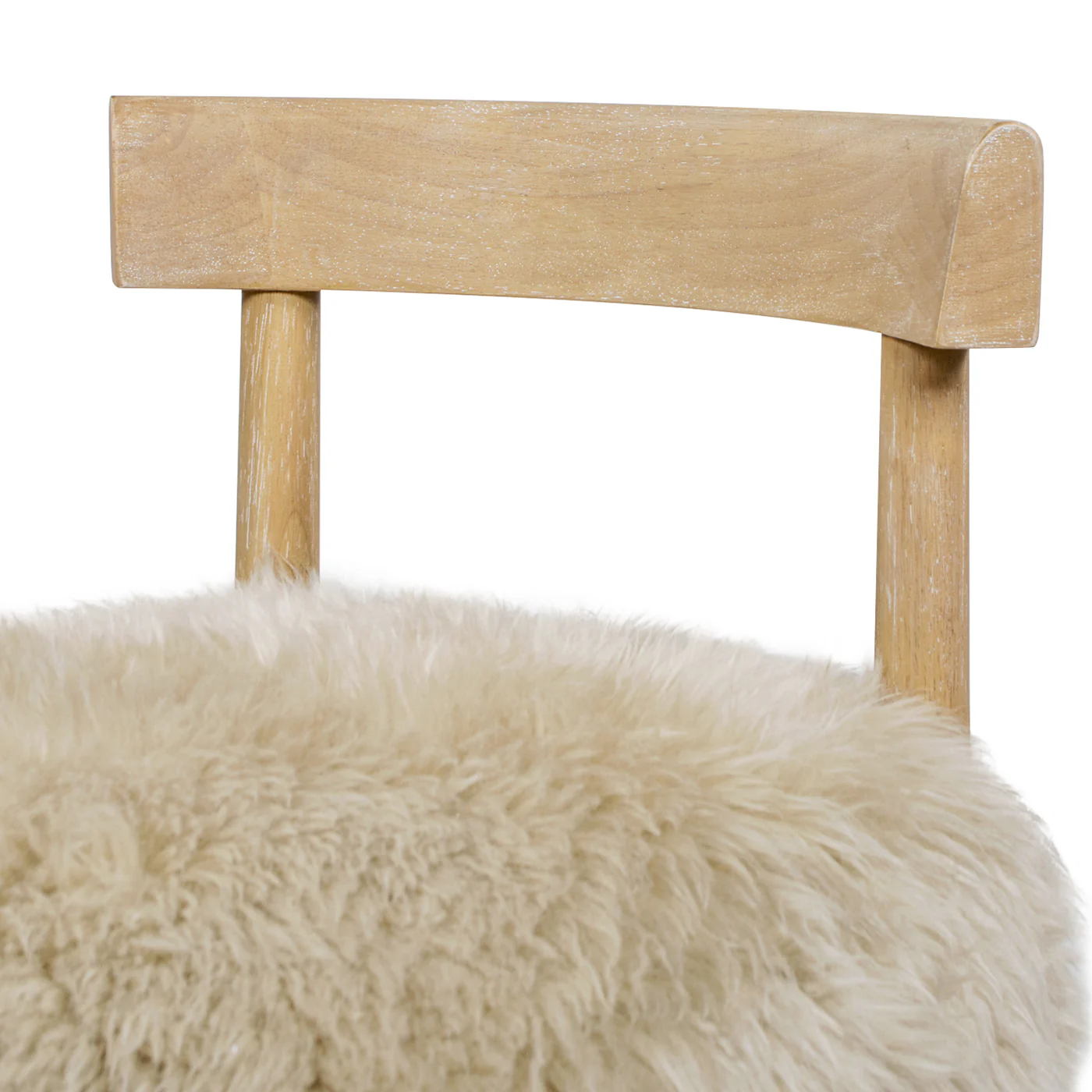 Arden 27.5 Genuine Fur Counter Height Bar Stool - Image 11