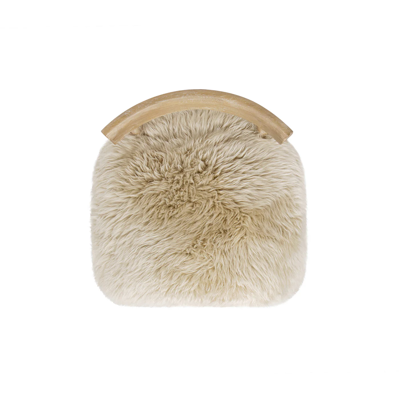Arden 27.5 Genuine Fur Counter Height Bar Stool - Image 7