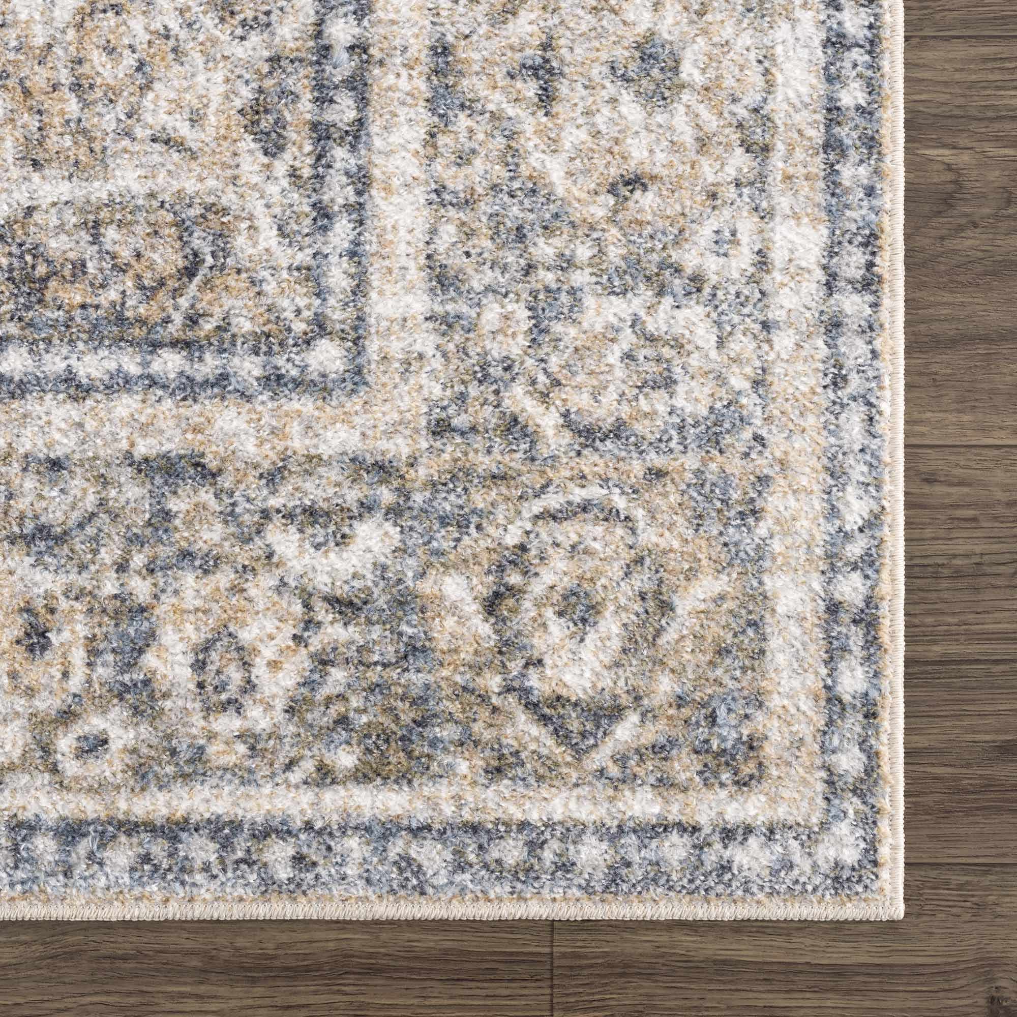 Boutique Rugs - Arias Cream & Blue Washable Area Rug - Image 11