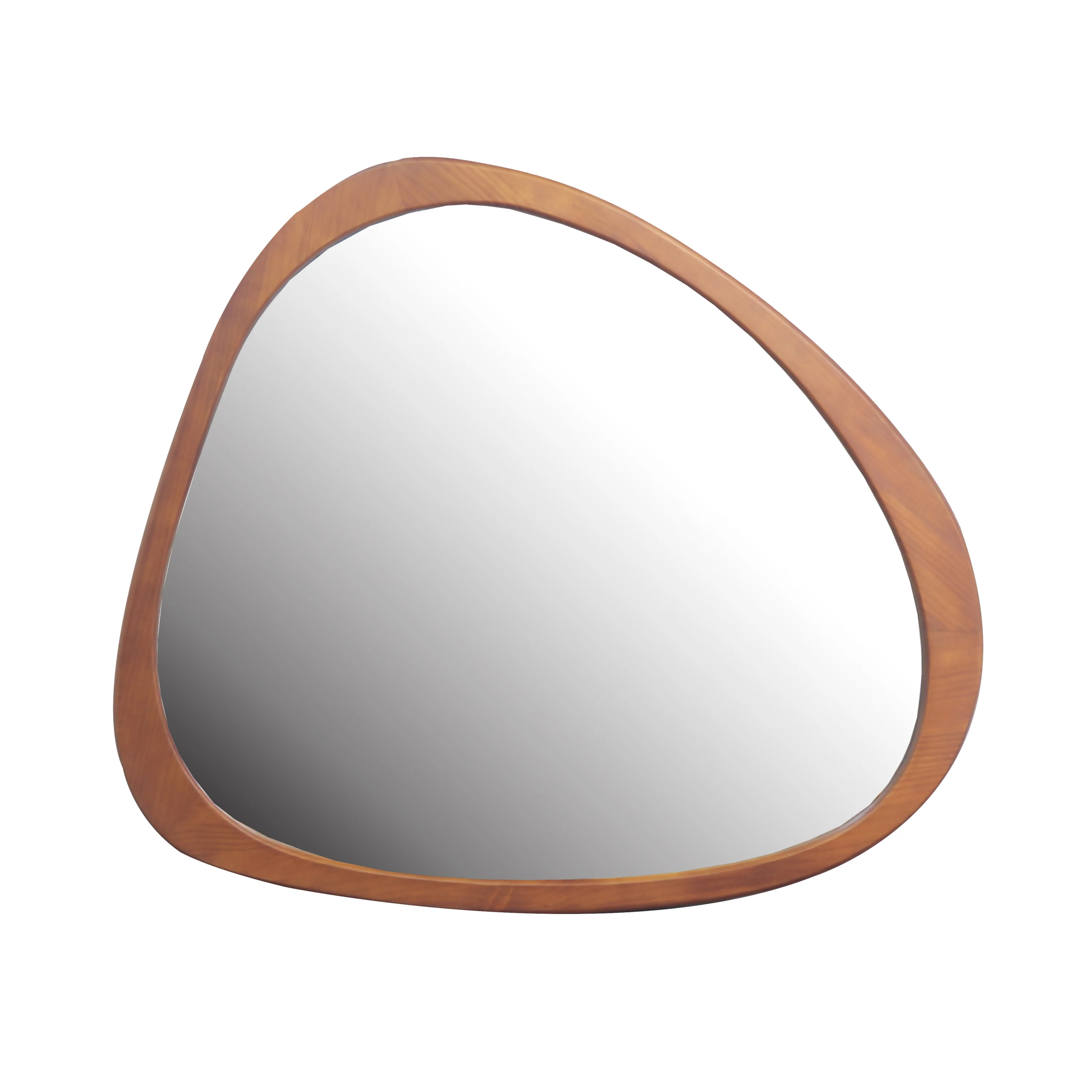 Walker Edison | Asymmetrical Wooden 45" Wall Mirror - Image 6