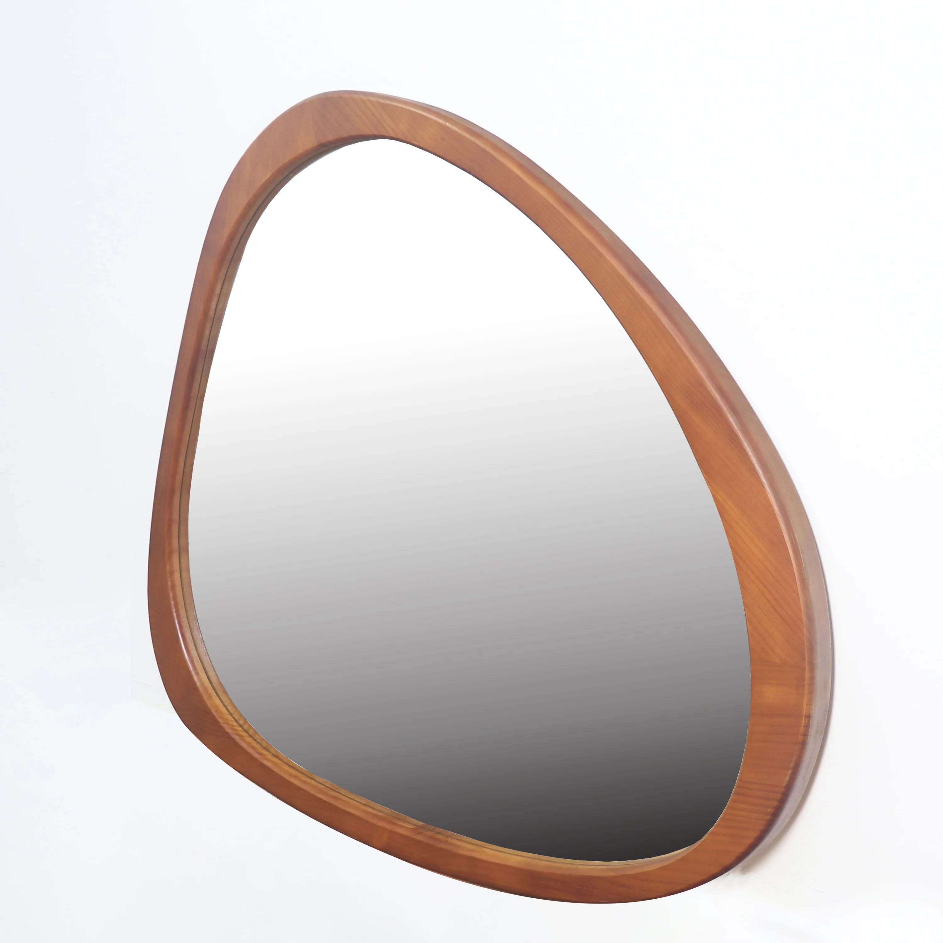 Walker Edison | Asymmetrical Wooden 45" Wall Mirror - Image 7
