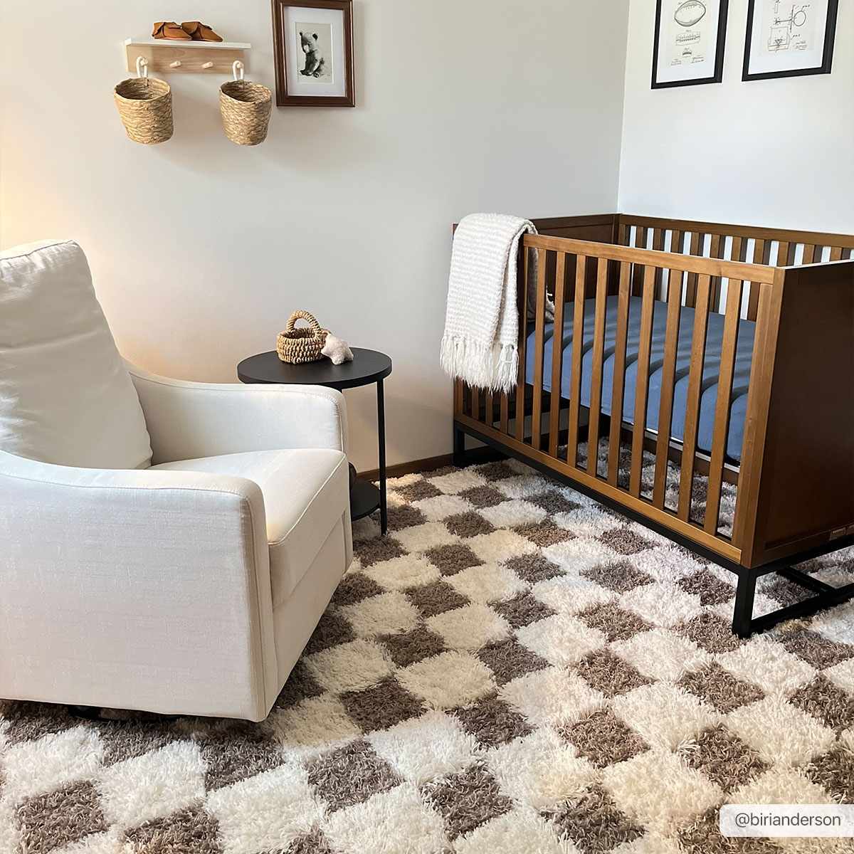 Boutique Rugs - Atira Brown Checkered Area Rug - Image 16