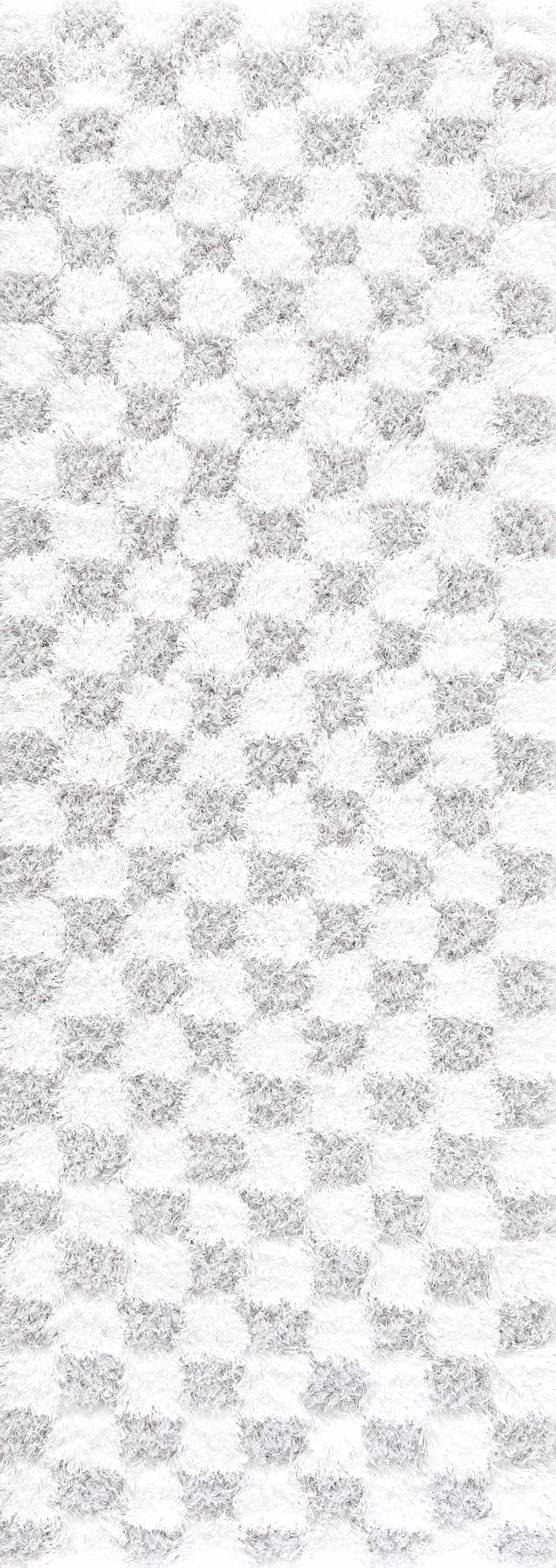 Boutique Rugs - Atira Gray Checkered Area Rug - Image 4