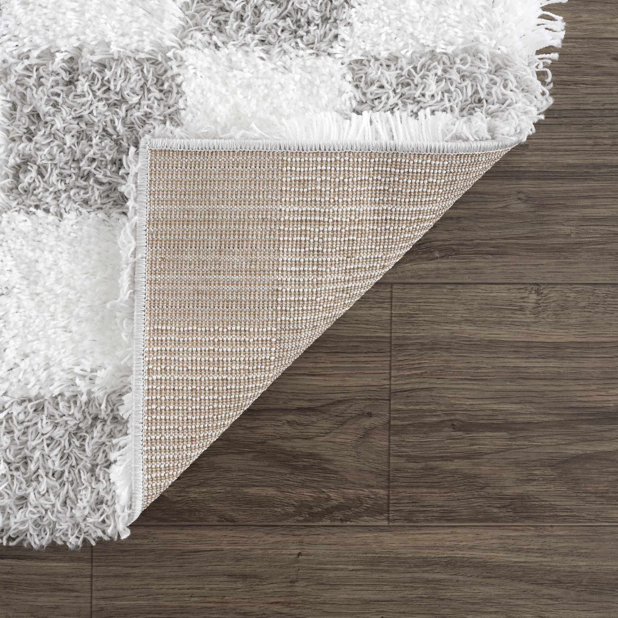 Boutique Rugs - Atira Gray Checkered Area Rug - Image 5