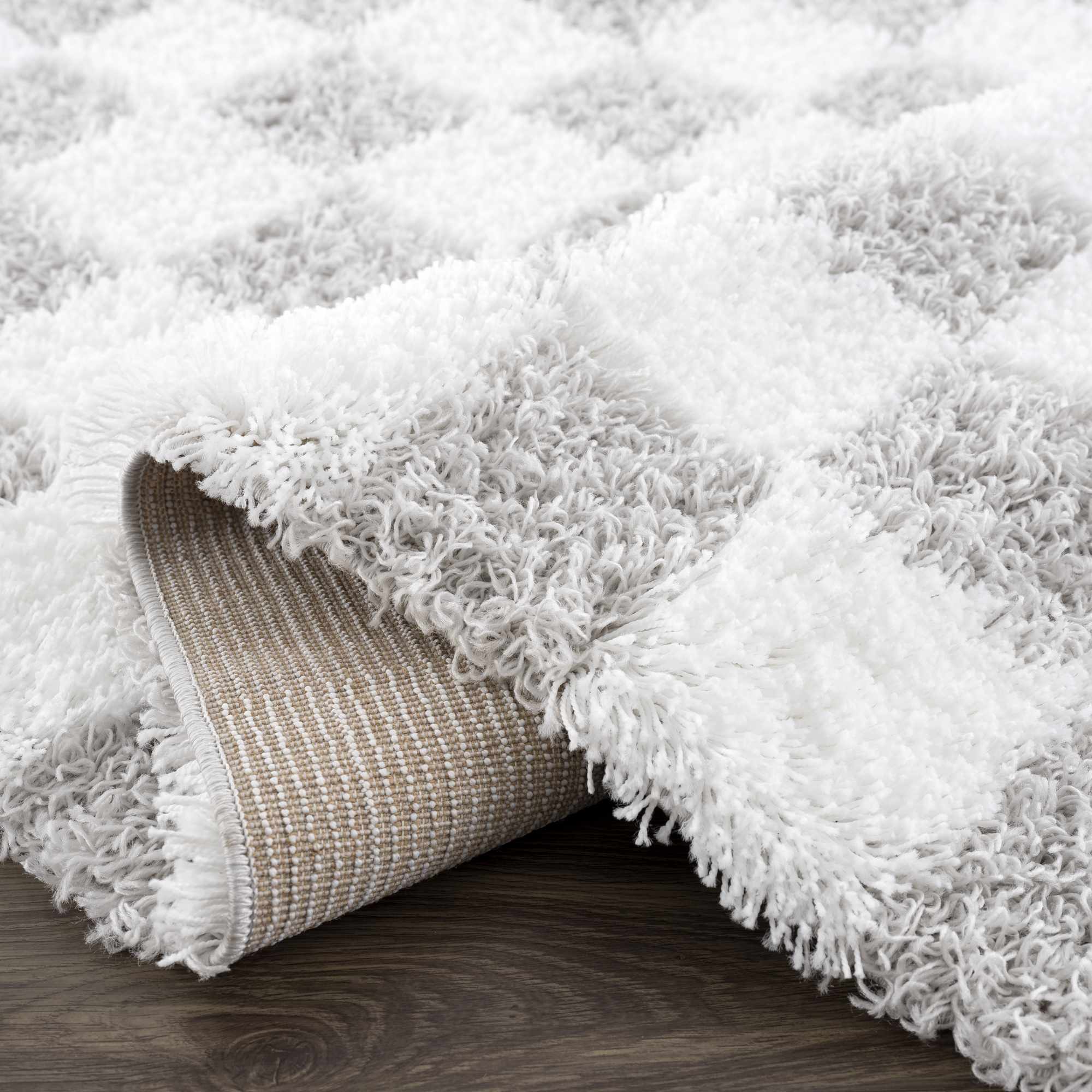 Boutique Rugs - Atira Gray Checkered Area Rug - Image 6