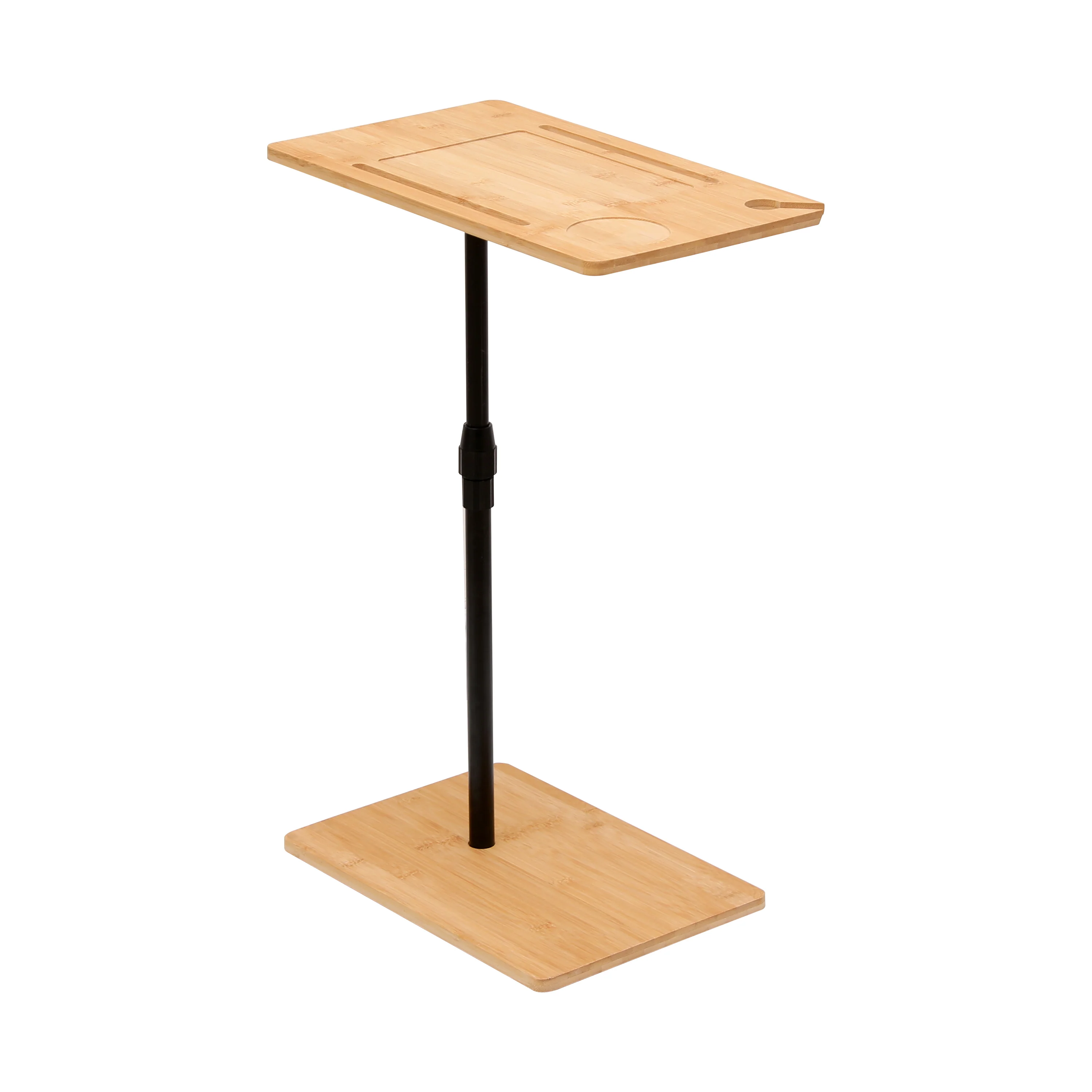 Walker Edison | Bamboo 360 Swivel Sofa Tray Table - Image 10