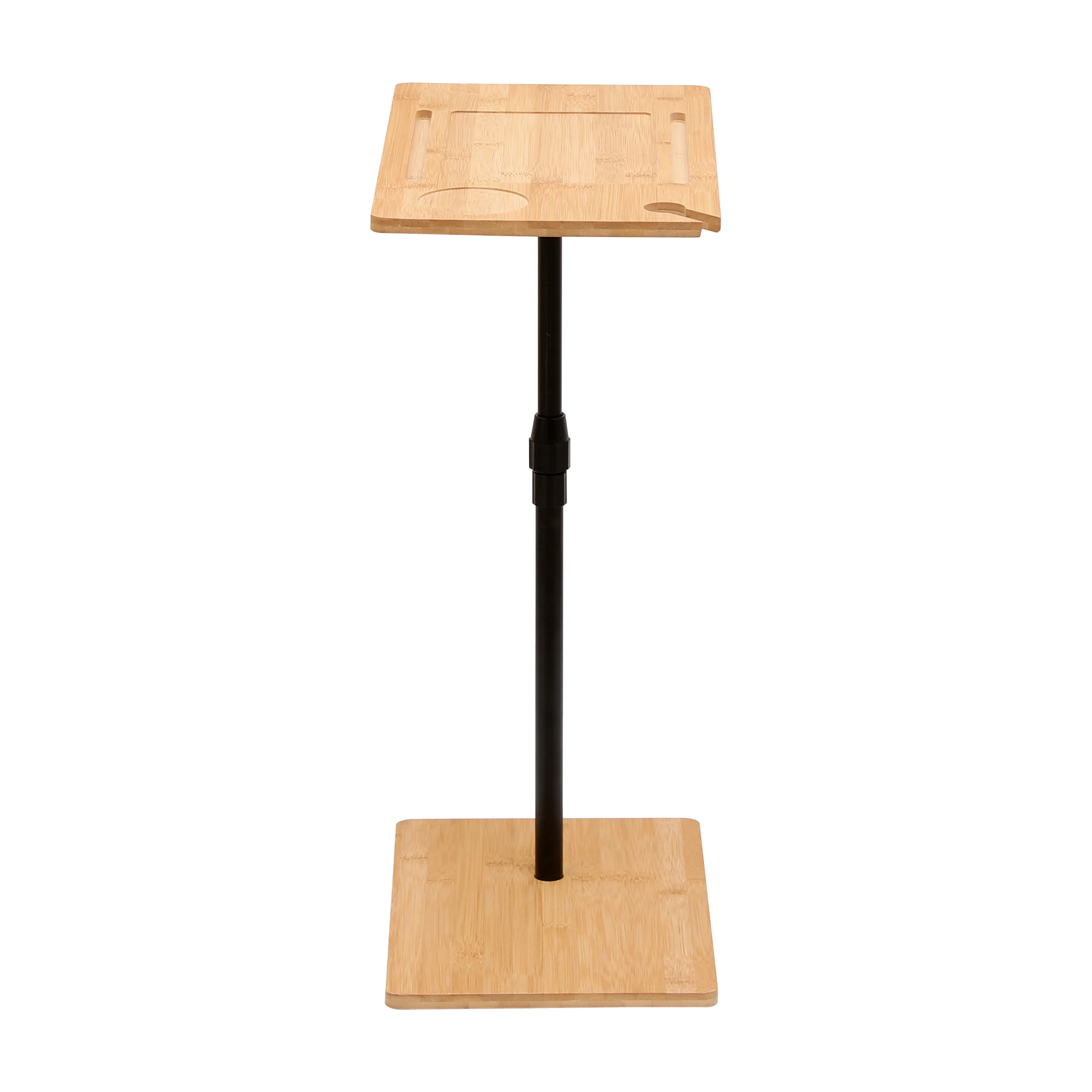 Walker Edison | Bamboo 360 Swivel Sofa Tray Table - Image 9