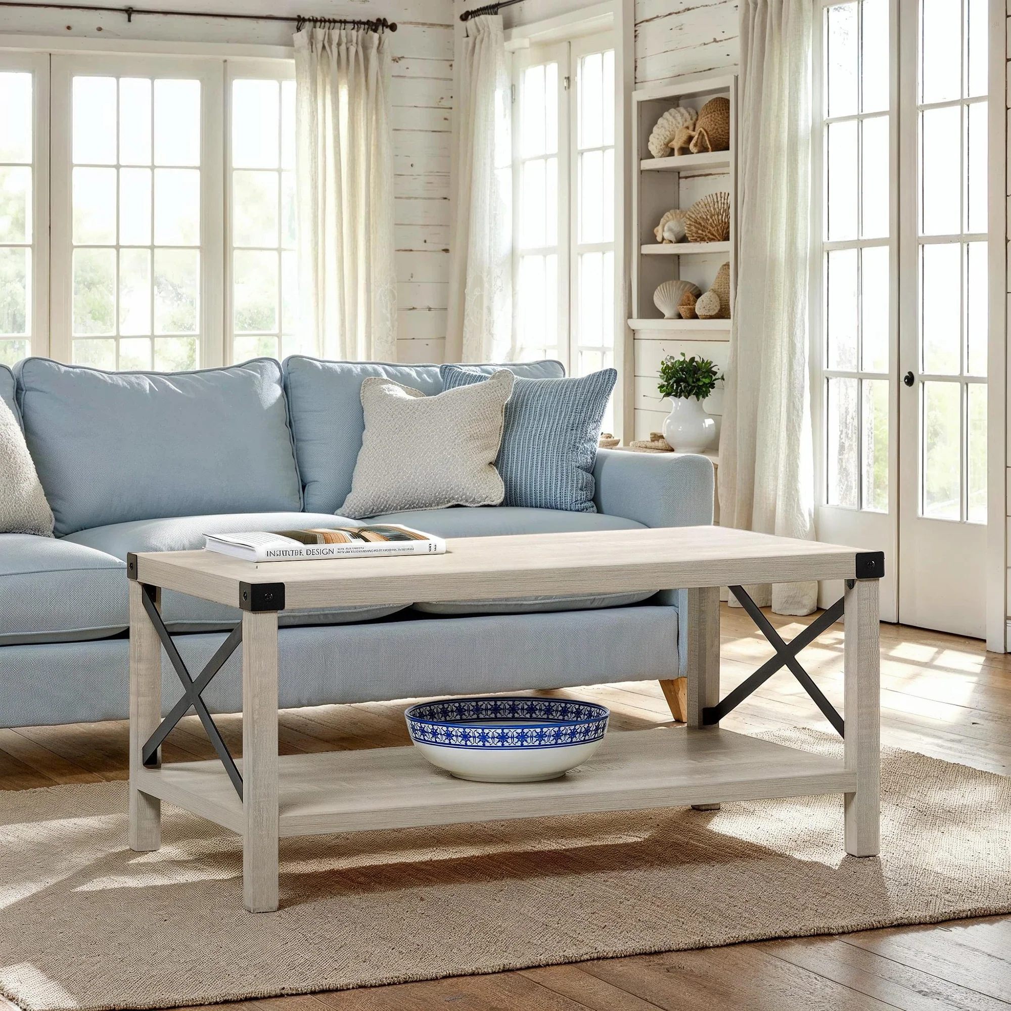 Metal X Coffee Table - Image 9