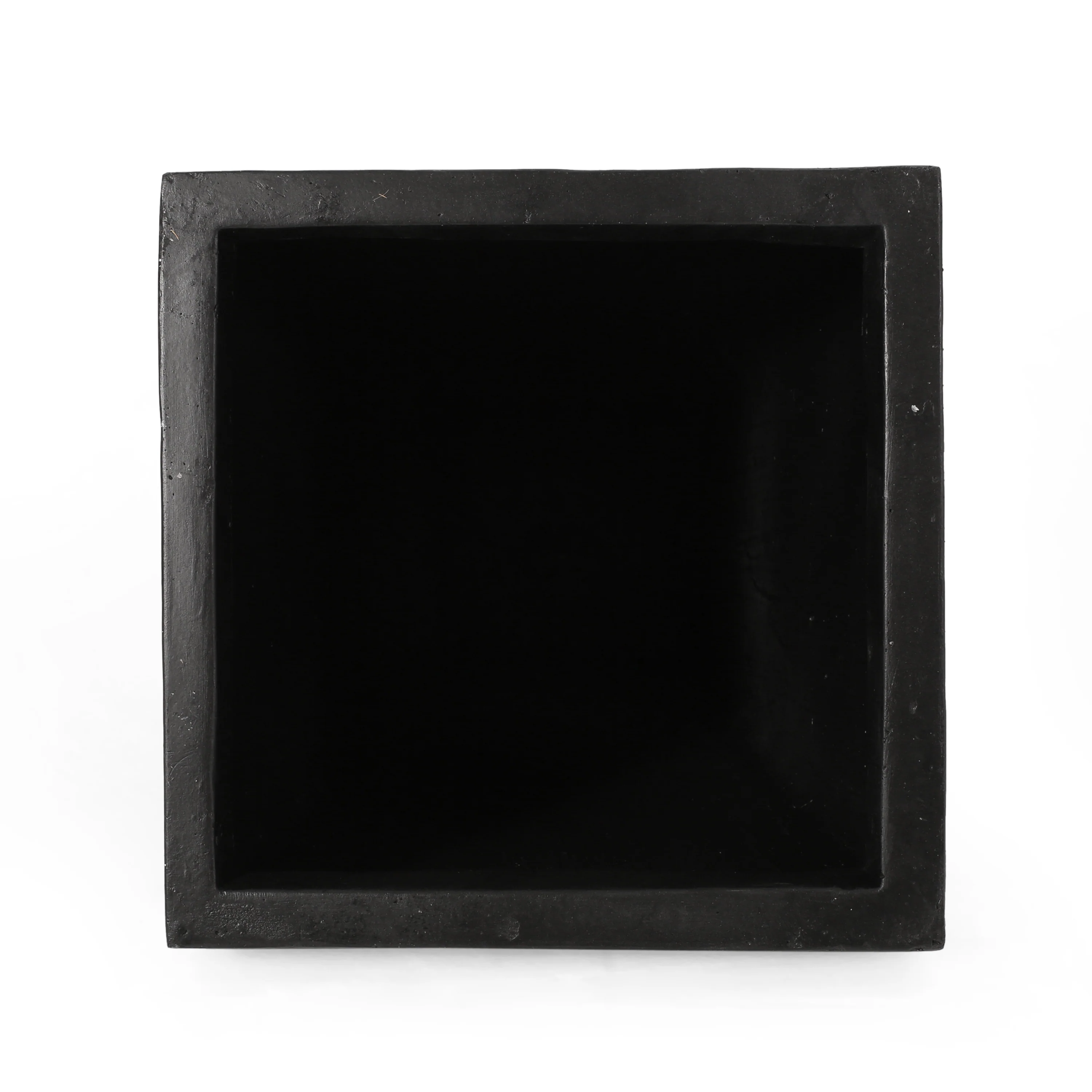 Walker Edison | Black Outdoor Modern Planter - Image 6