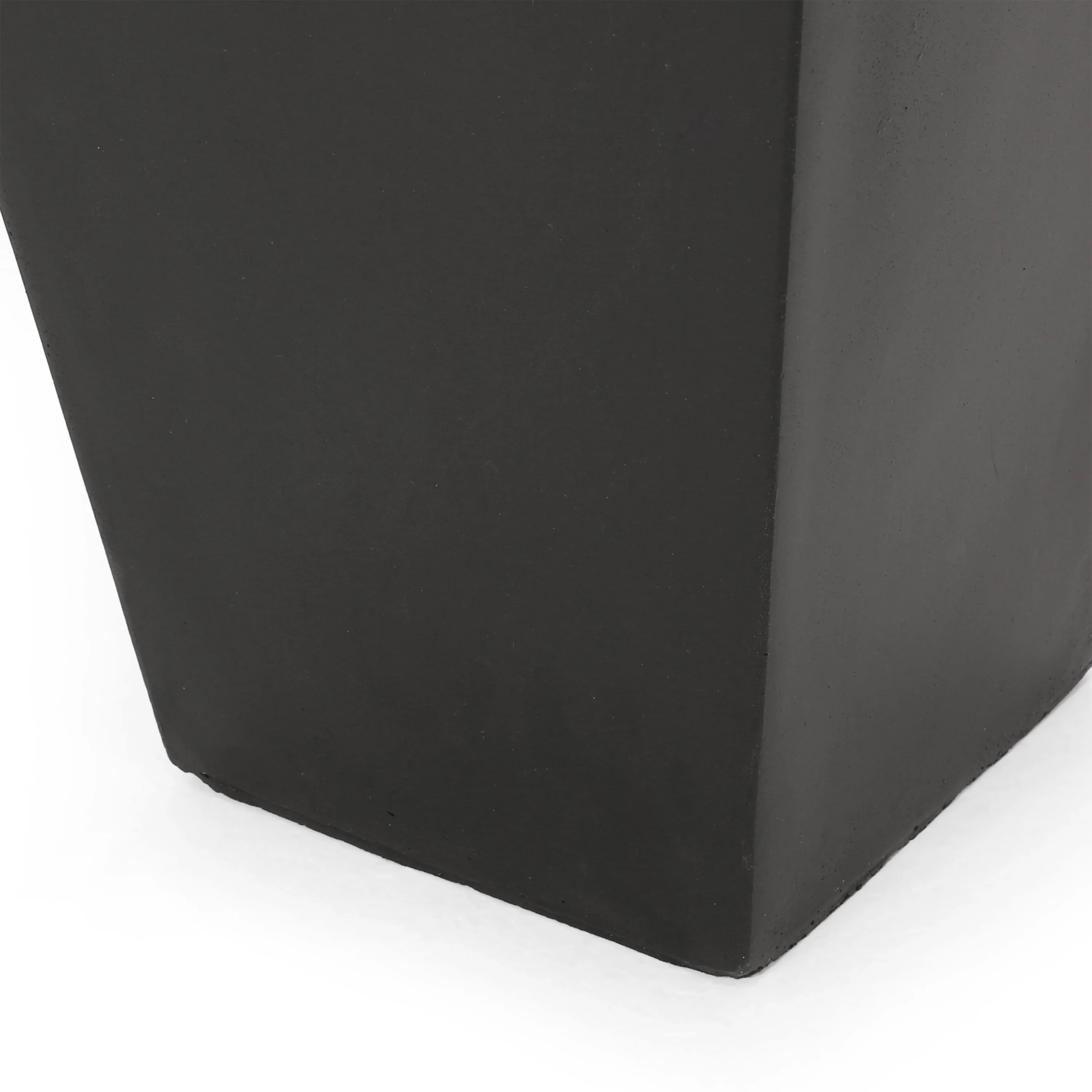 Walker Edison | Black Outdoor Modern Planter - Image 9