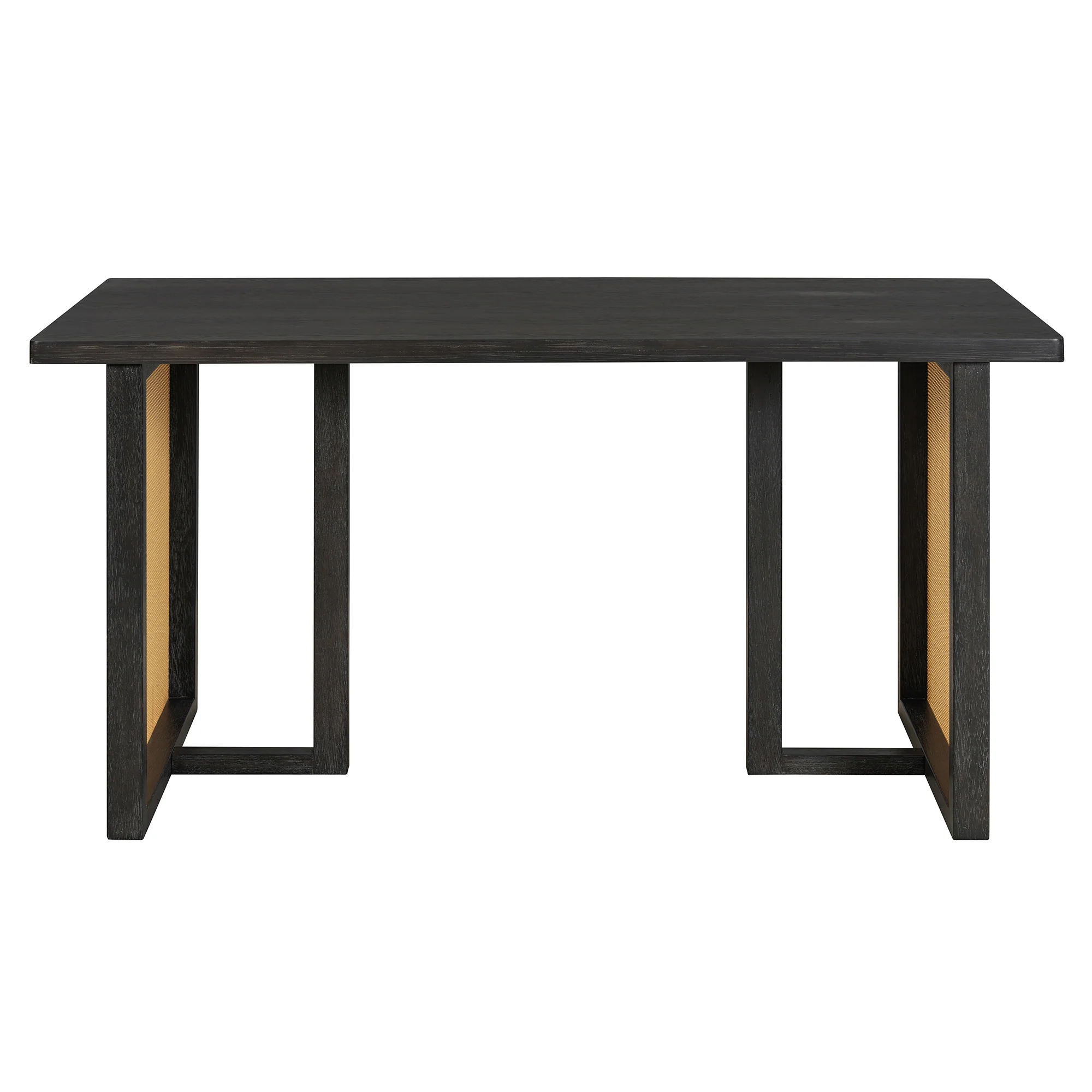 Boho Rattan 7-Piece Farmhouse Dining Table Set for 6 - Image 25