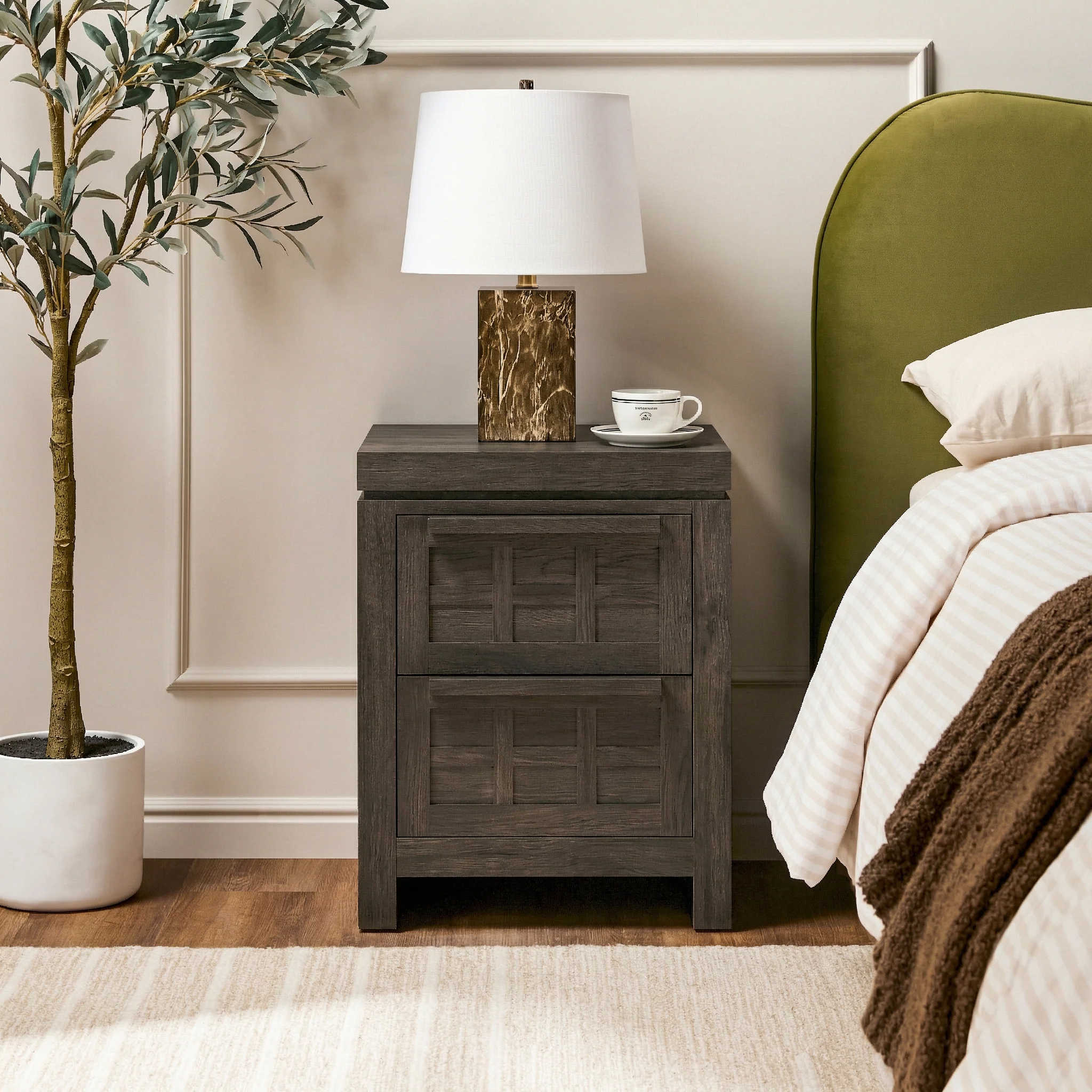 Booker Modern 2 Drawer Nightstand & Side Table - Image 24