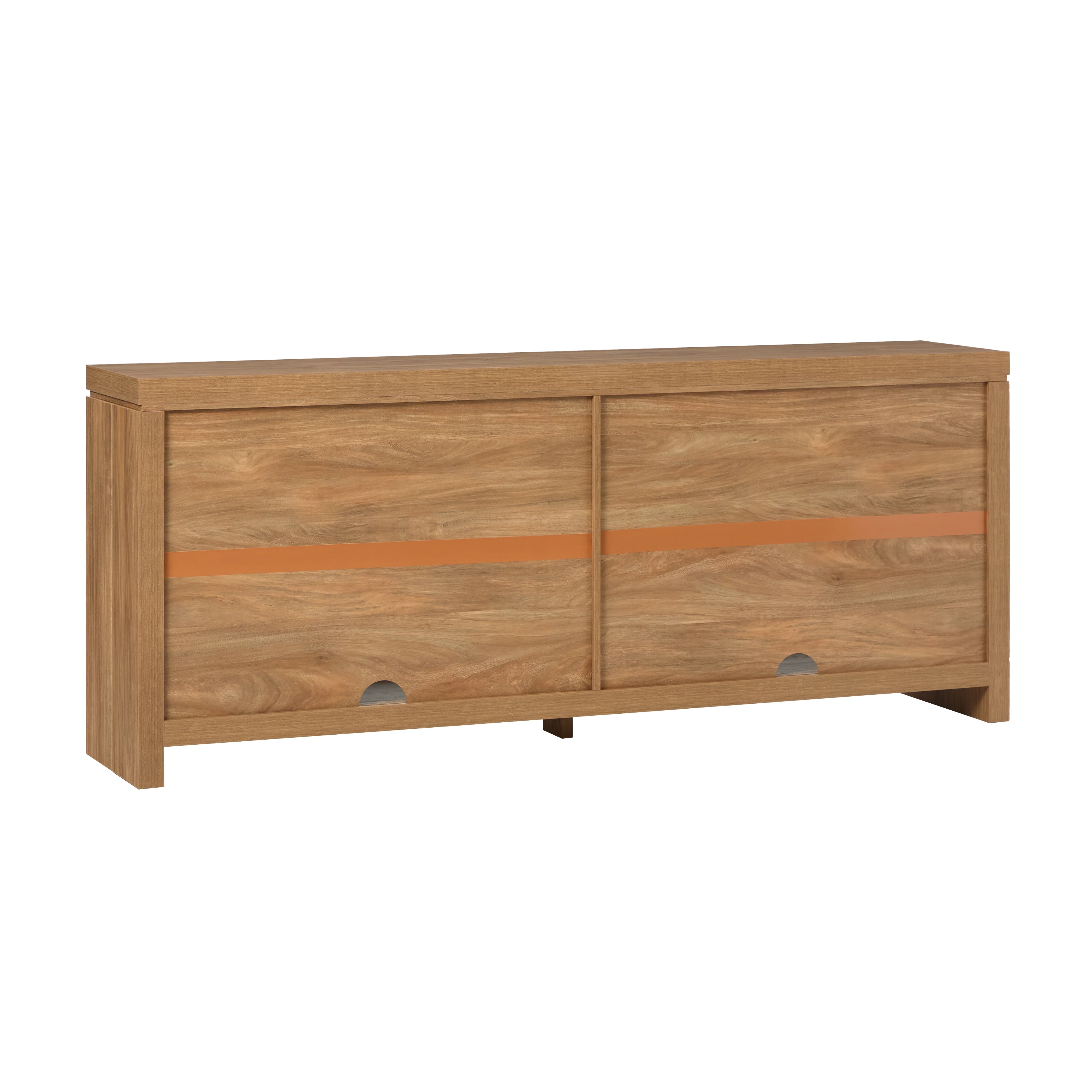 Booker Modern Glass Door TV Stand Sideboard - Image 14