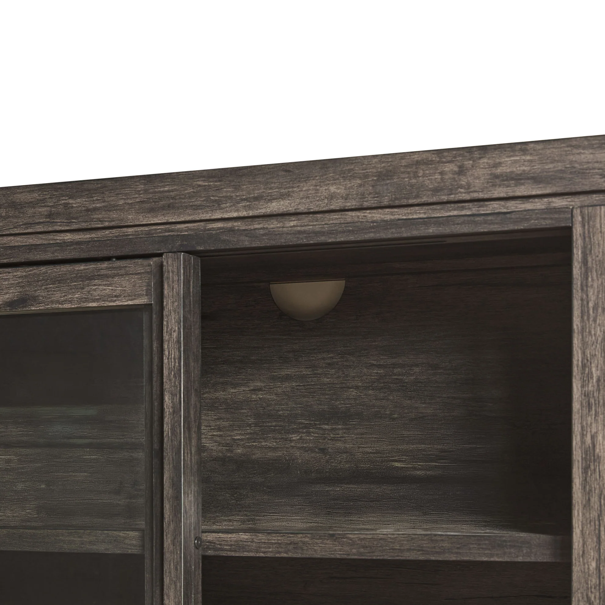 Booker Modern Glass Door TV Stand Sideboard - Image 34