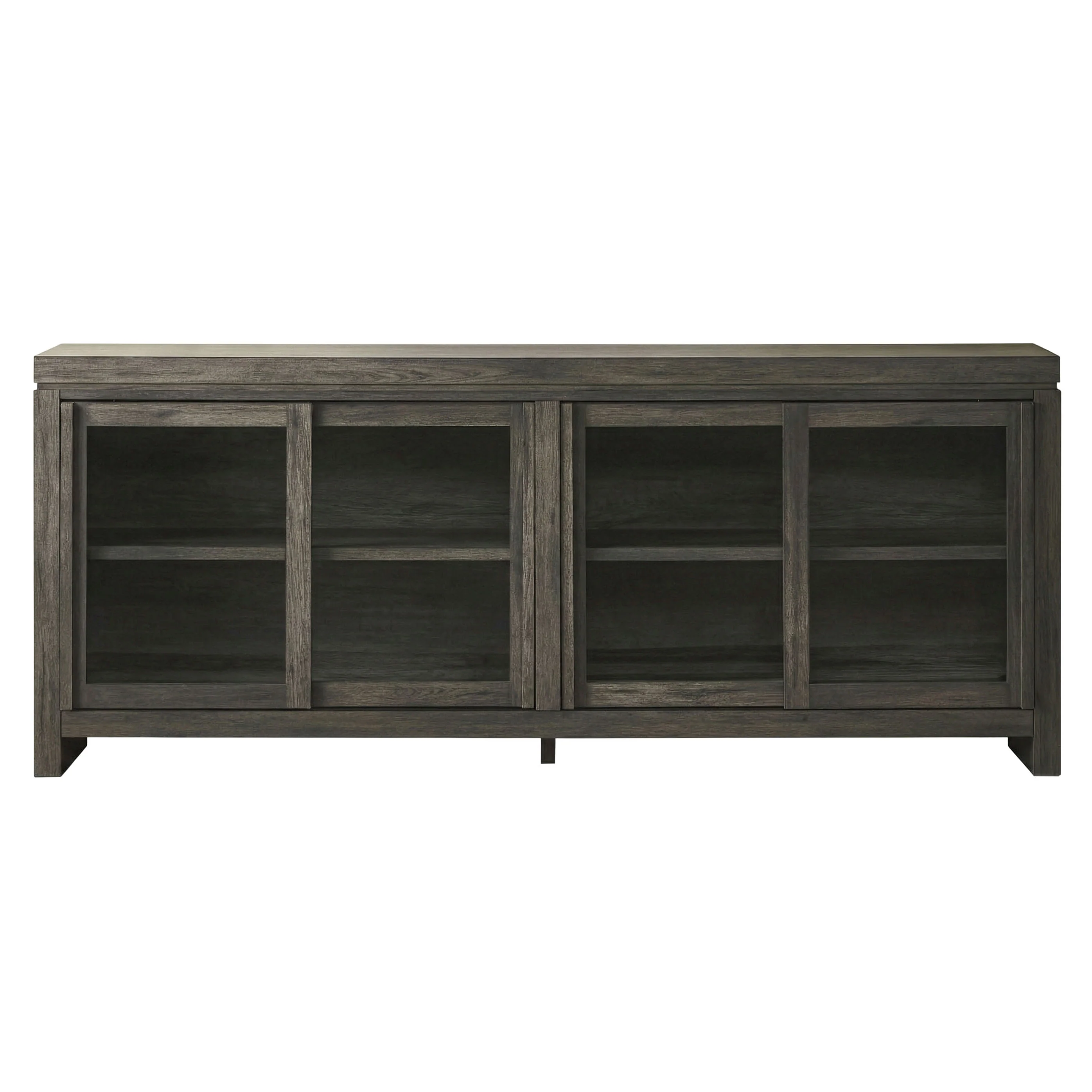 Booker Modern Glass Door TV Stand Sideboard - Image 38