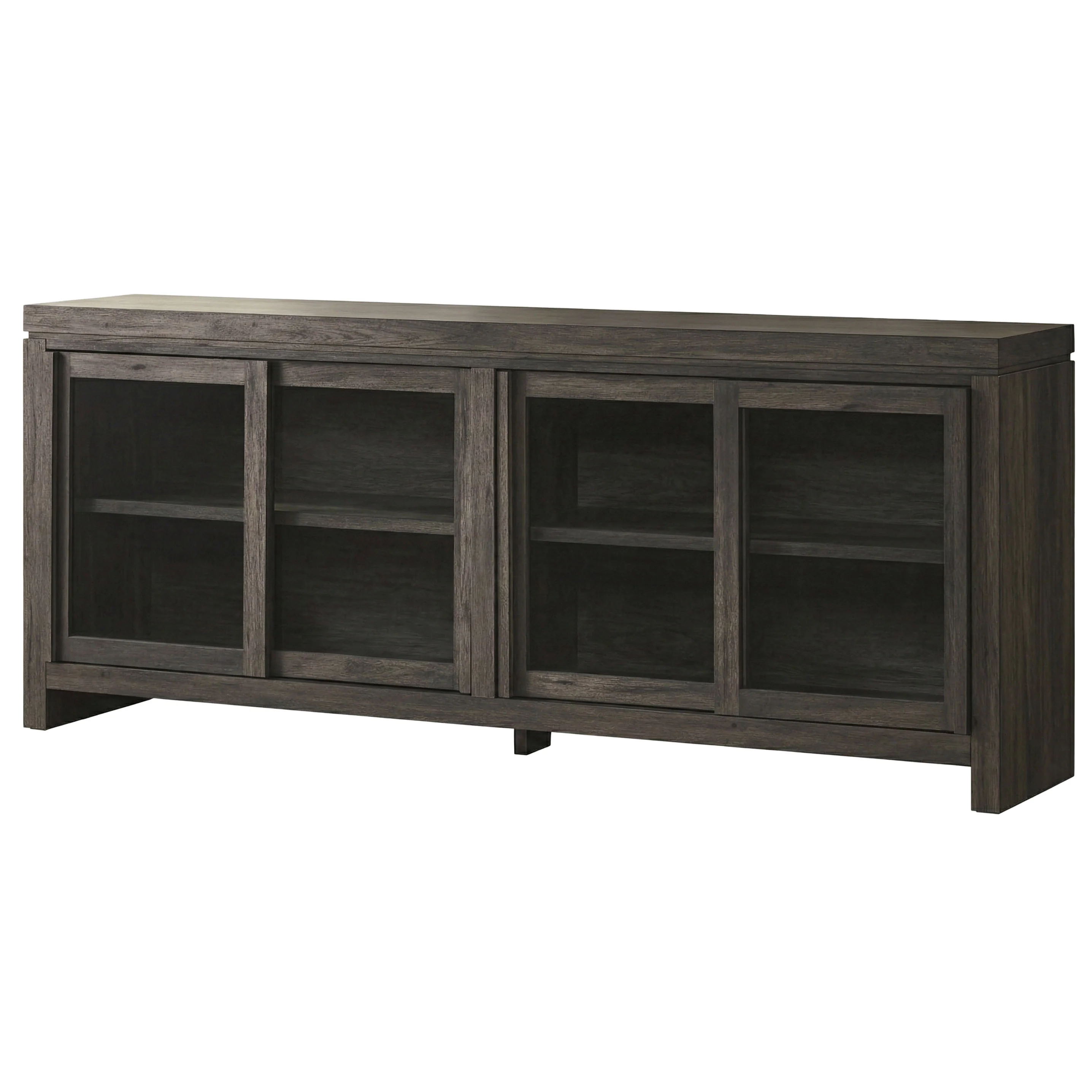 Booker Modern Glass Door TV Stand Sideboard - Image 39