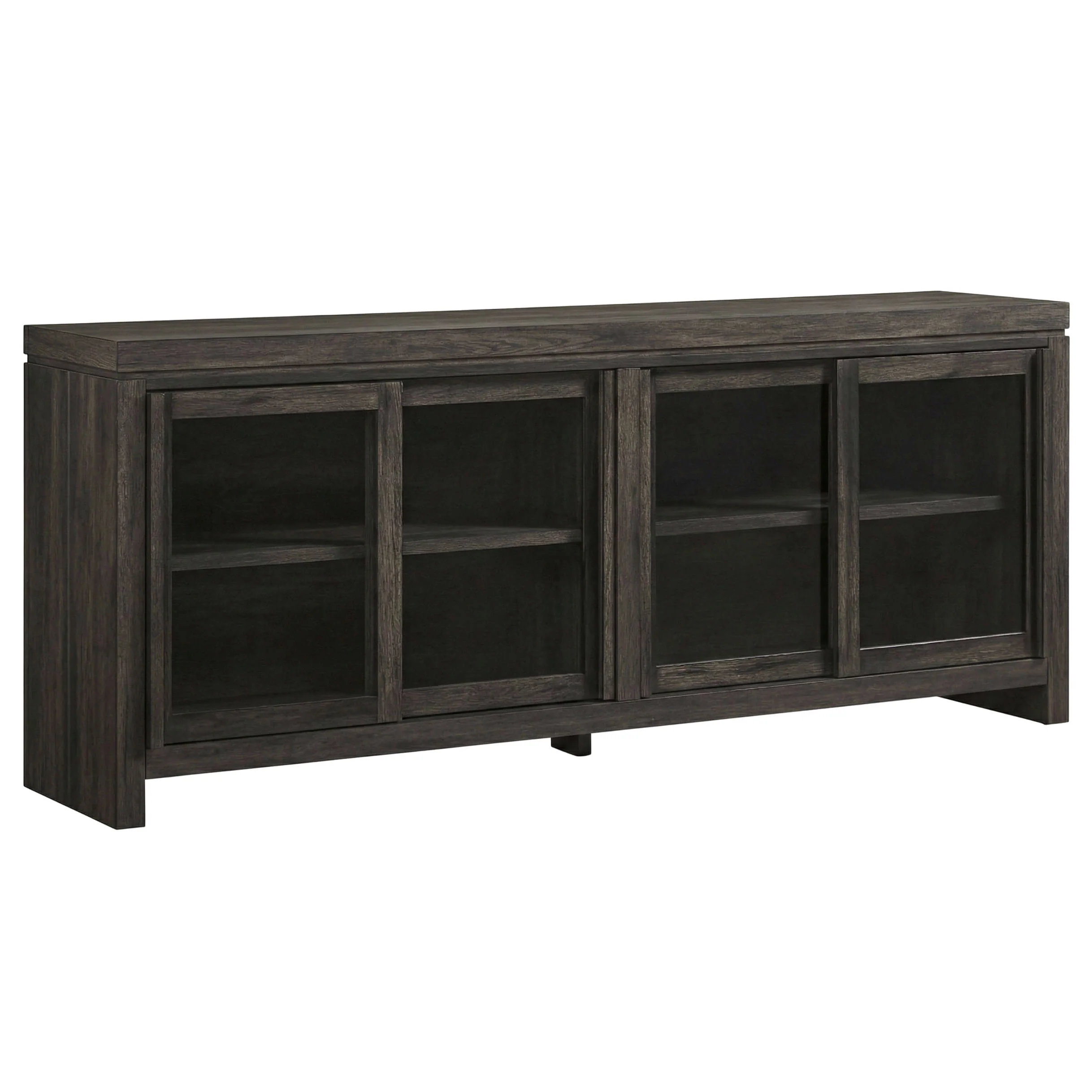 Booker Modern Glass Door TV Stand Sideboard - Image 40
