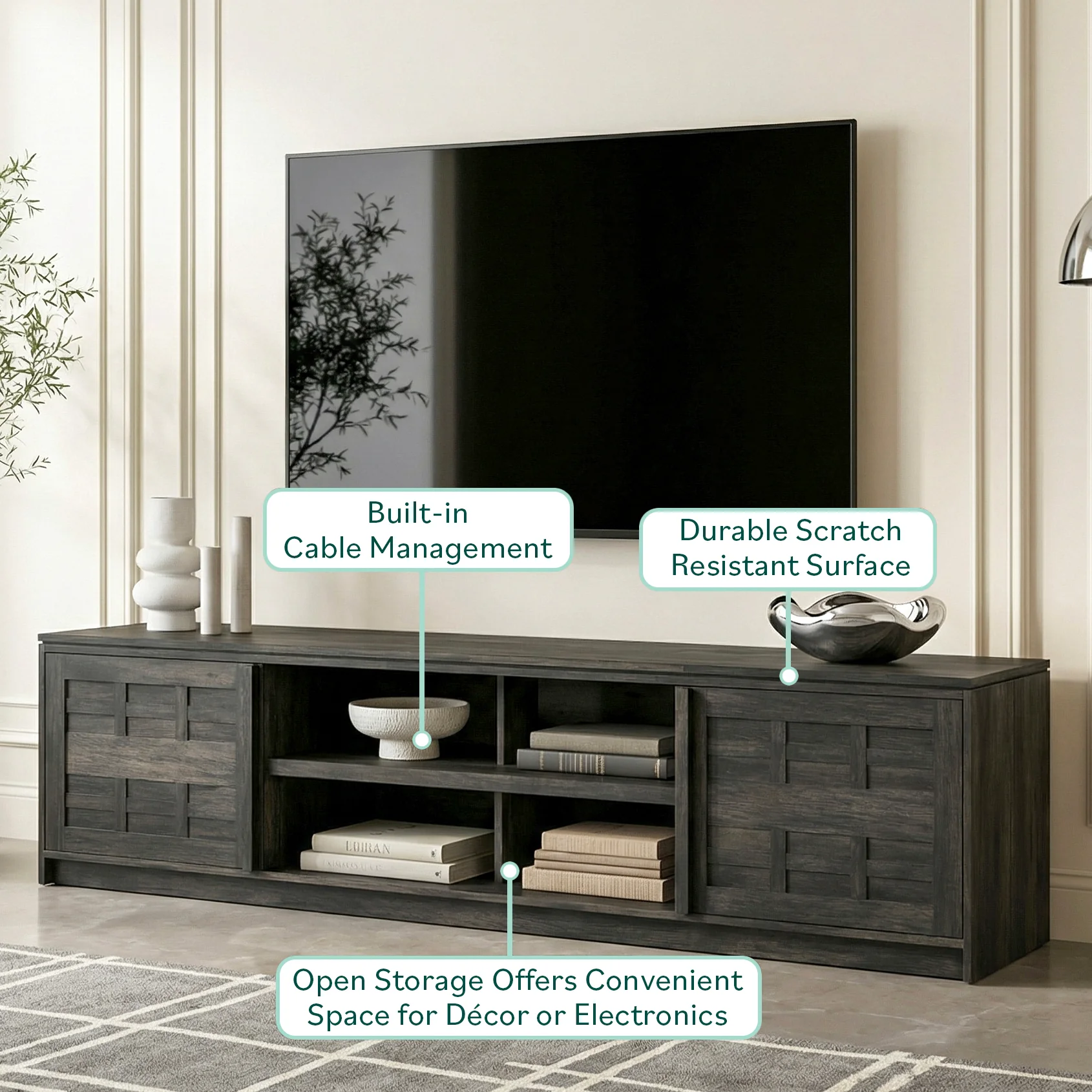 Booker Modern 70" TV Stand Sideboard - Image 10