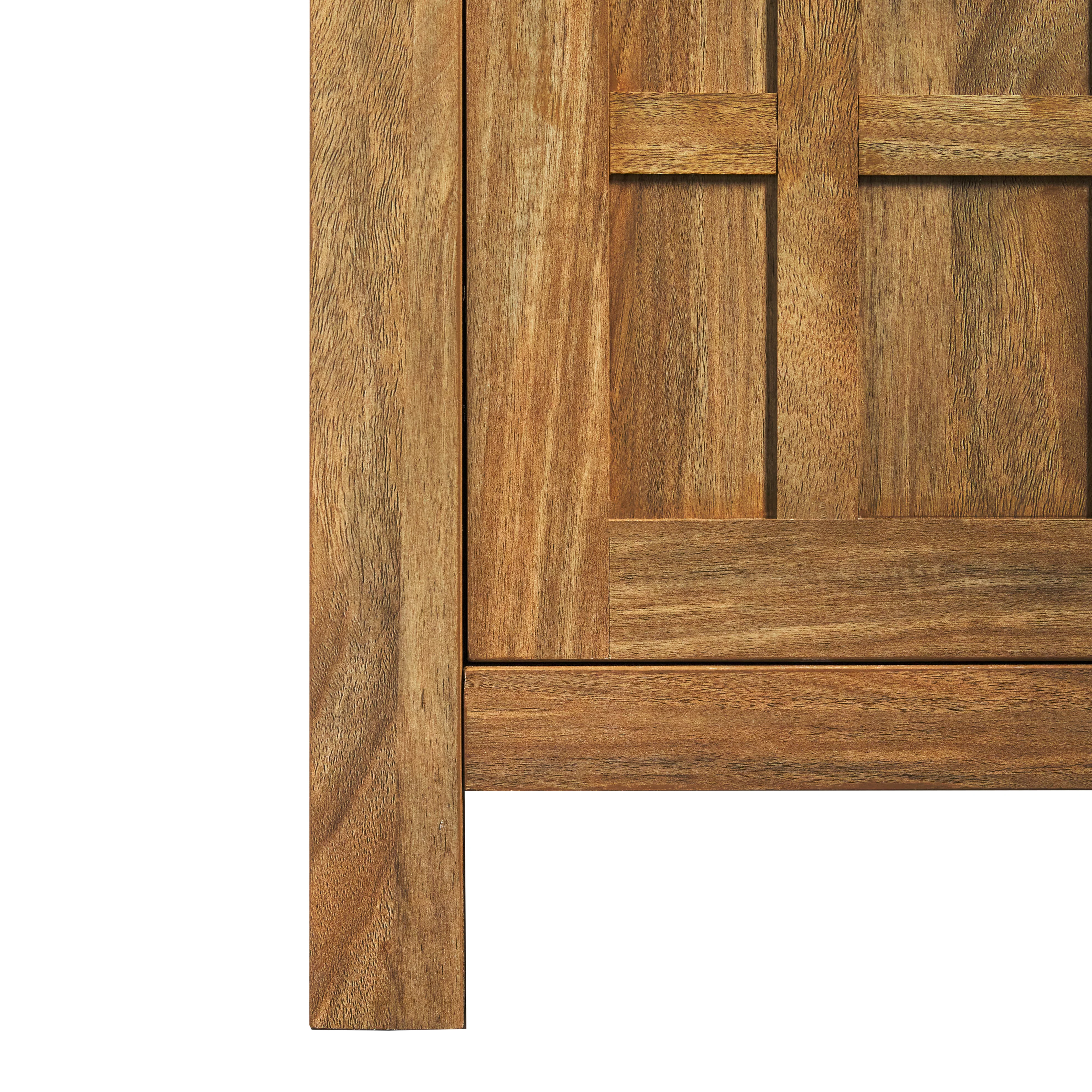 Booker Modern Windowpane Modular Storage Accent Cabinet - Image 13
