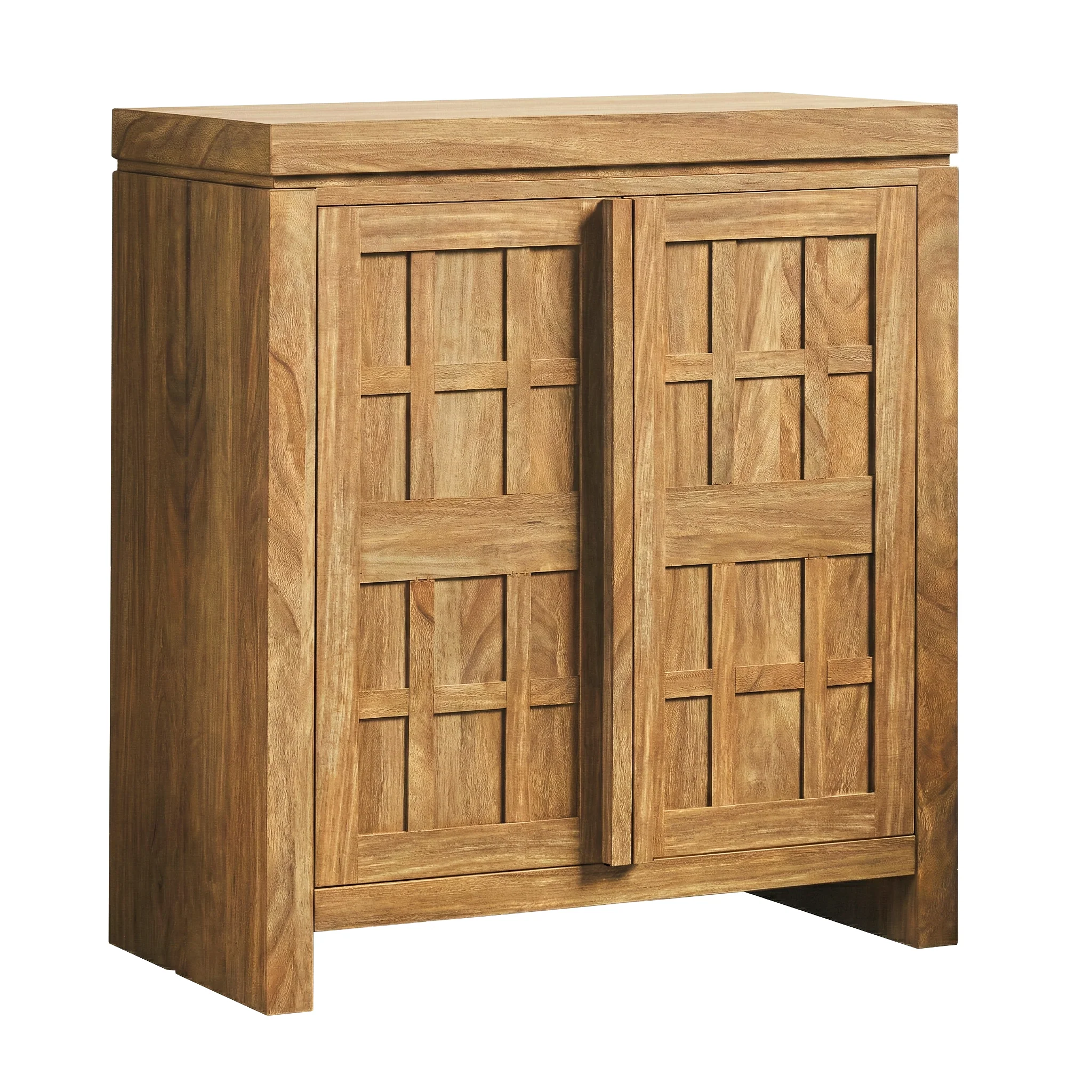 Booker Modern Windowpane Modular Storage Accent Cabinet - Image 15
