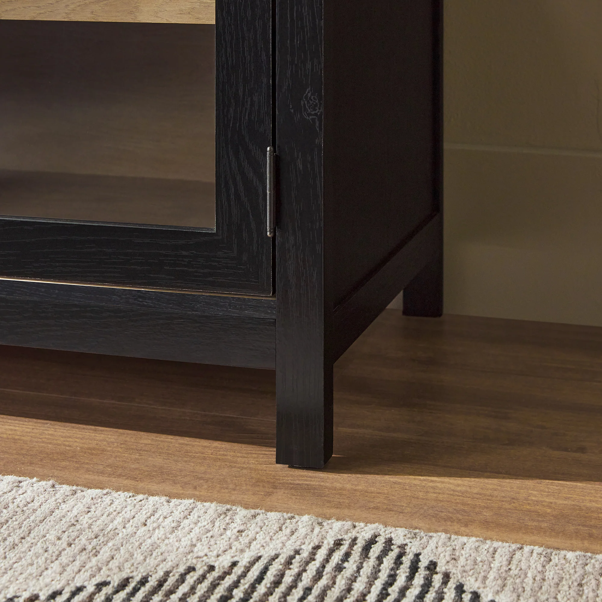 Chantelle Modern Curved Easy Assembly TV Stand - Image 15
