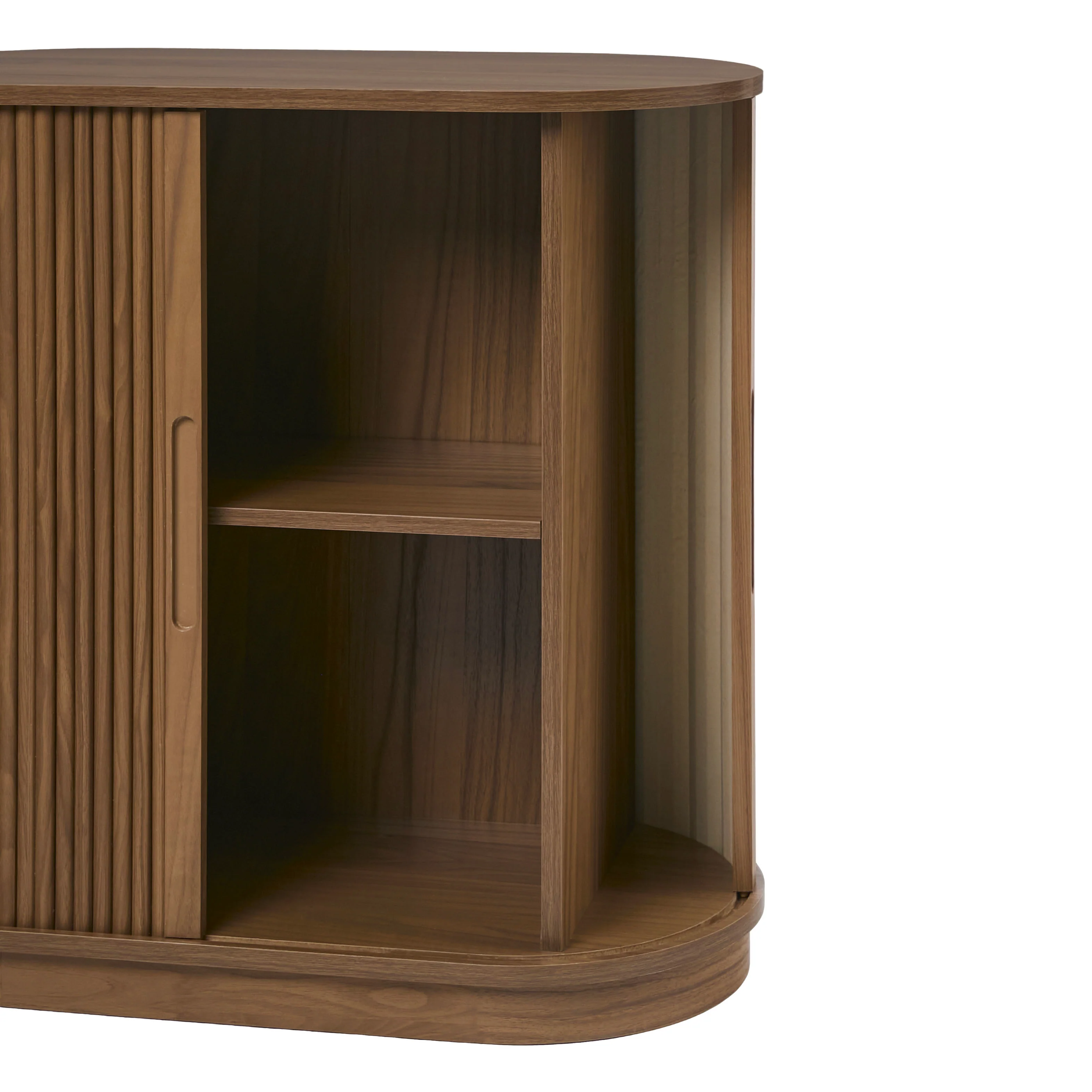 Chloe Modern Reeded Entryway Accent Cabinet - Image 14