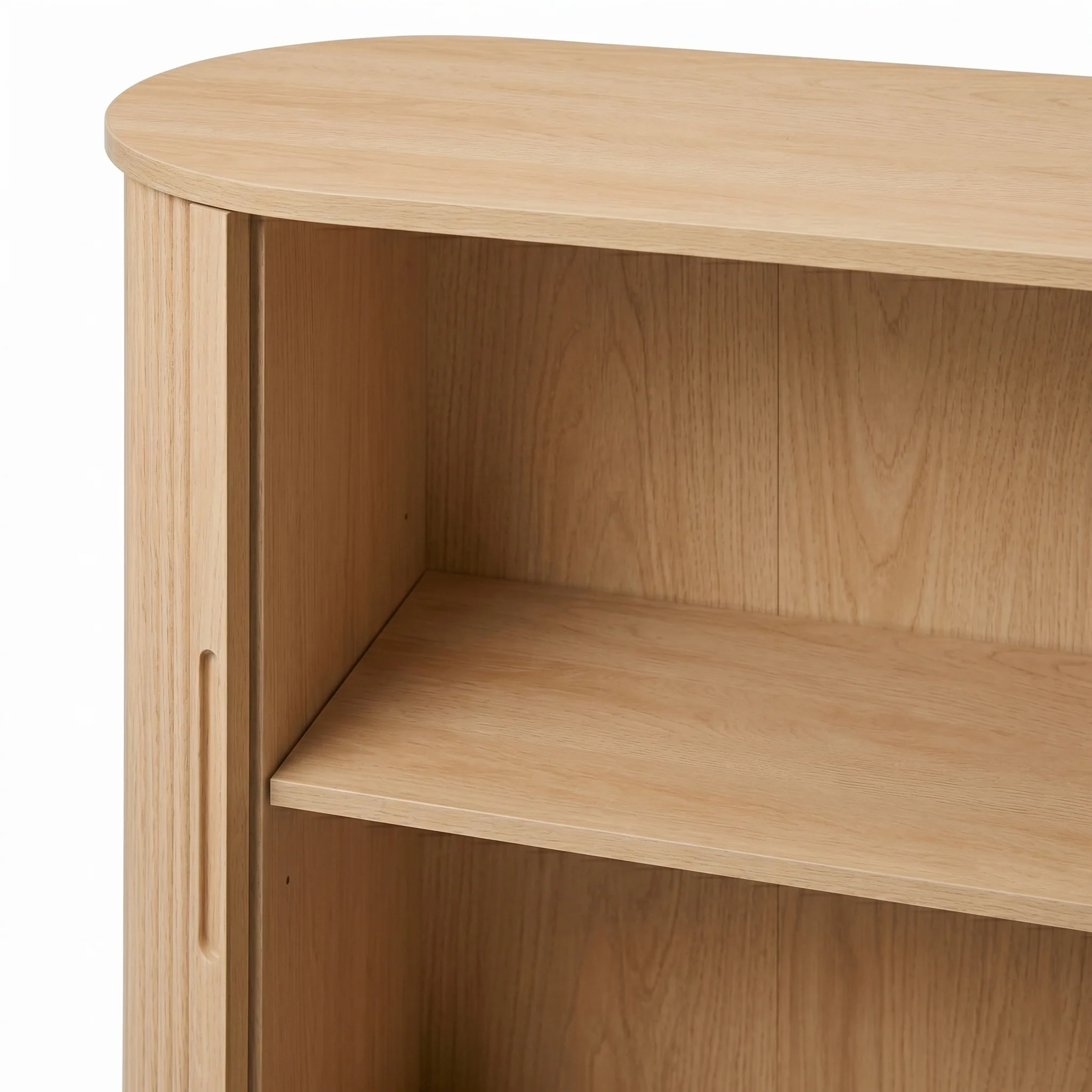 Chloe Modern Reeded Entryway Accent Cabinet - Image 32
