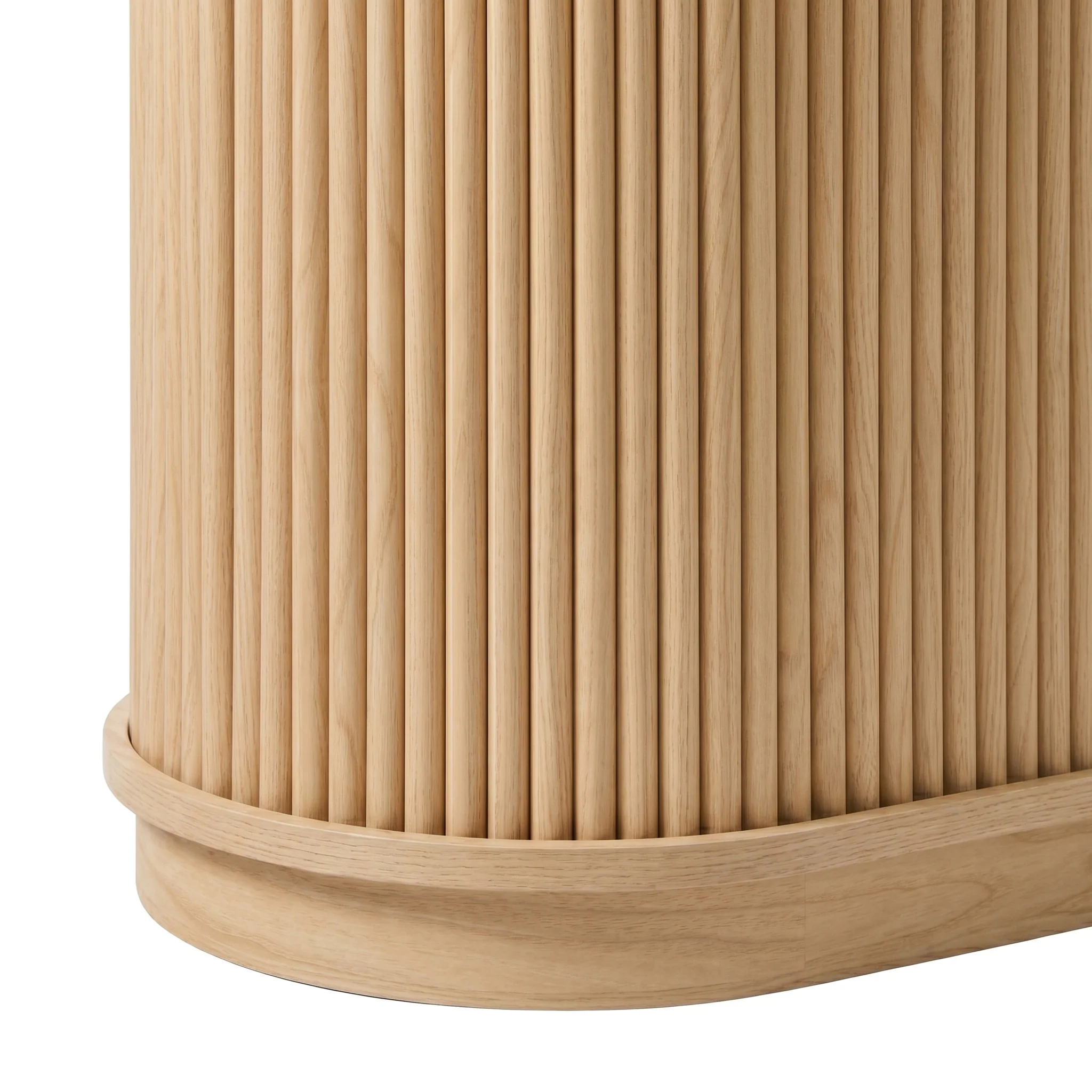 Chloe Modern Reeded Entryway Accent Cabinet - Image 34