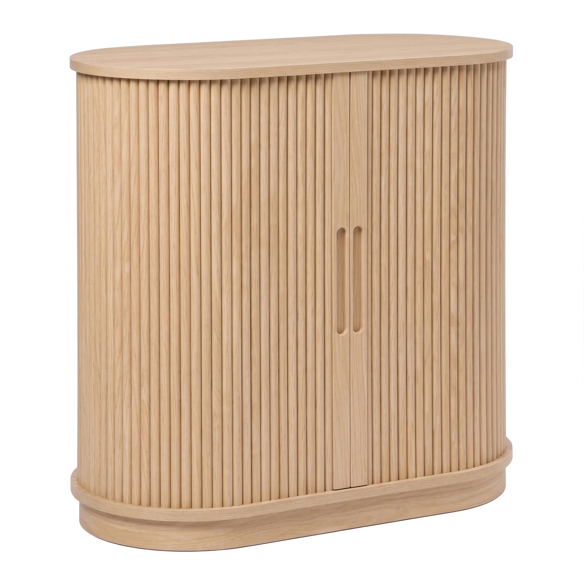 Chloe Modern Reeded Entryway Accent Cabinet - Image 35