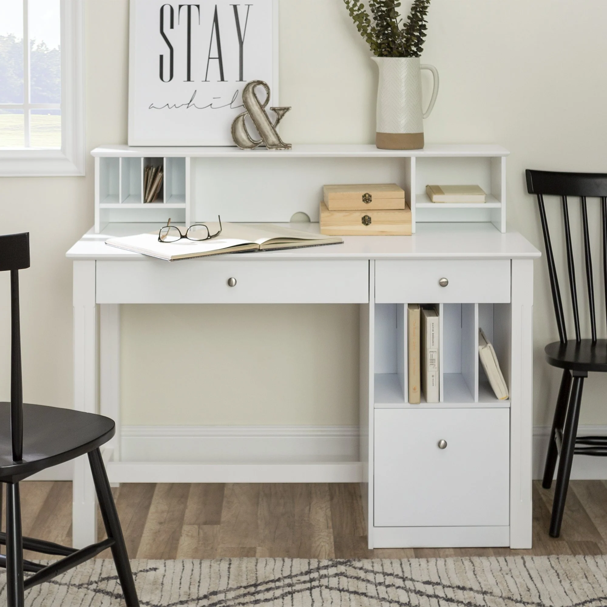Clara Desk with Hutch - Image 5