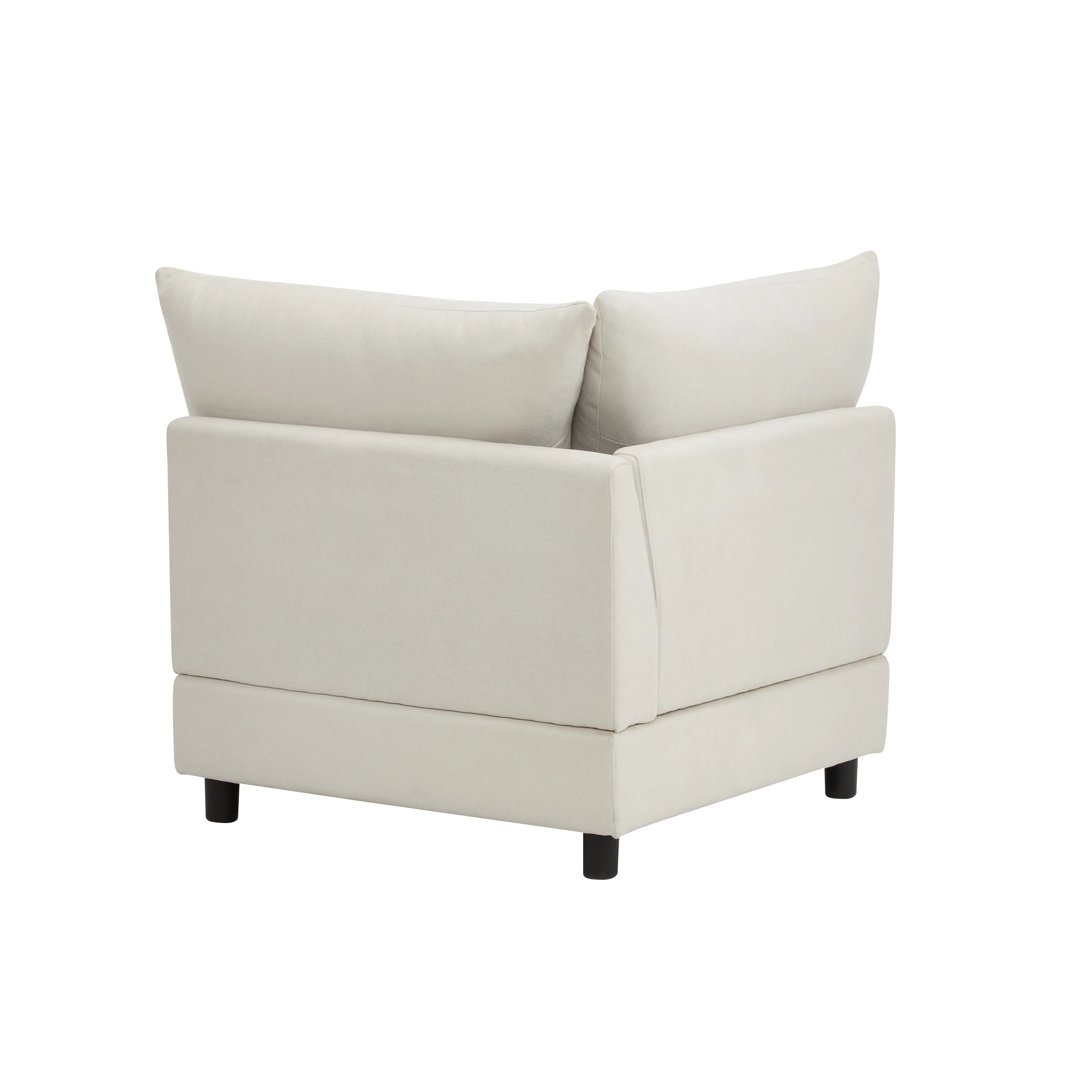 Cloud 4-Piece Modular Free Combination Sectional Sofa Couch with Ottoman - Image 11