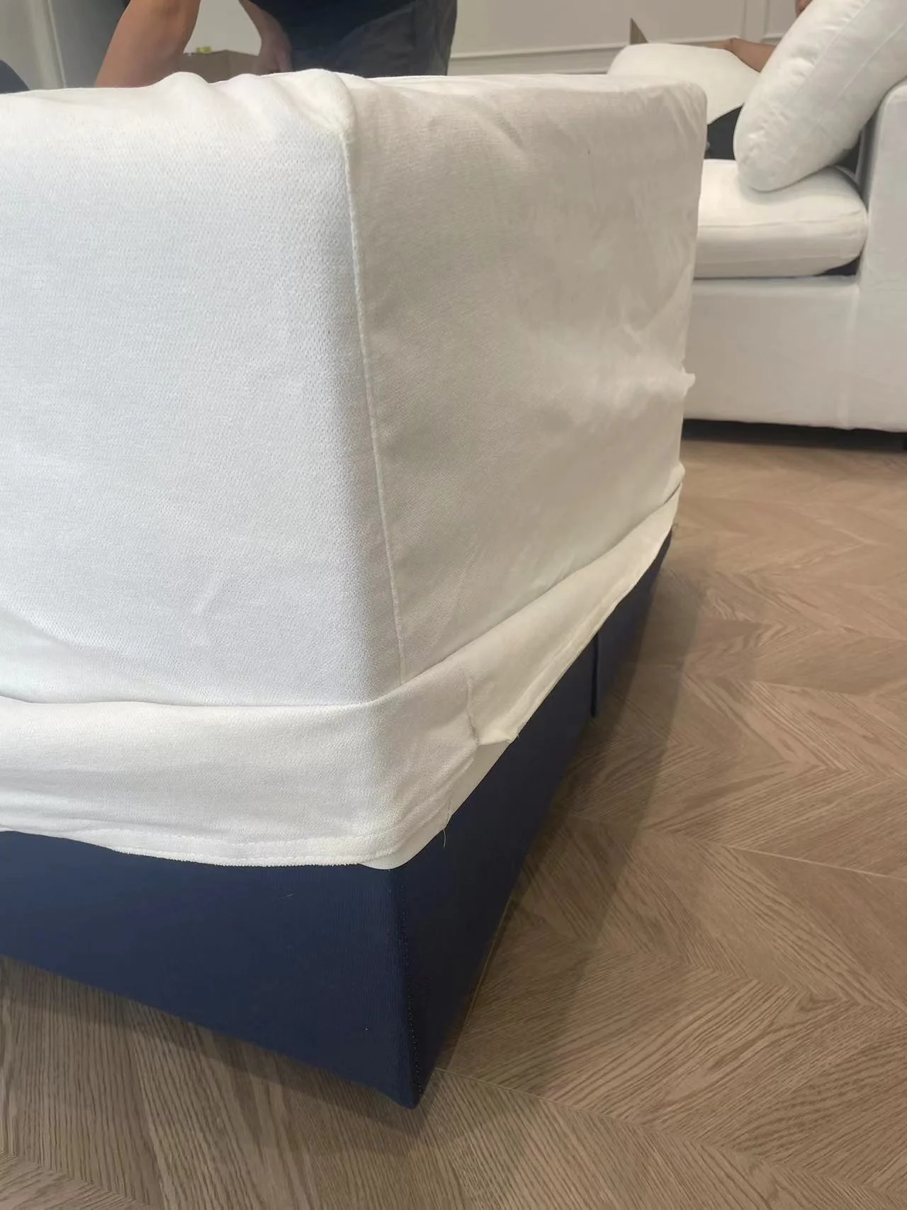 Walker Edison | Cloud Modular 80' Down Filled Loveseat Sofa - Image 6